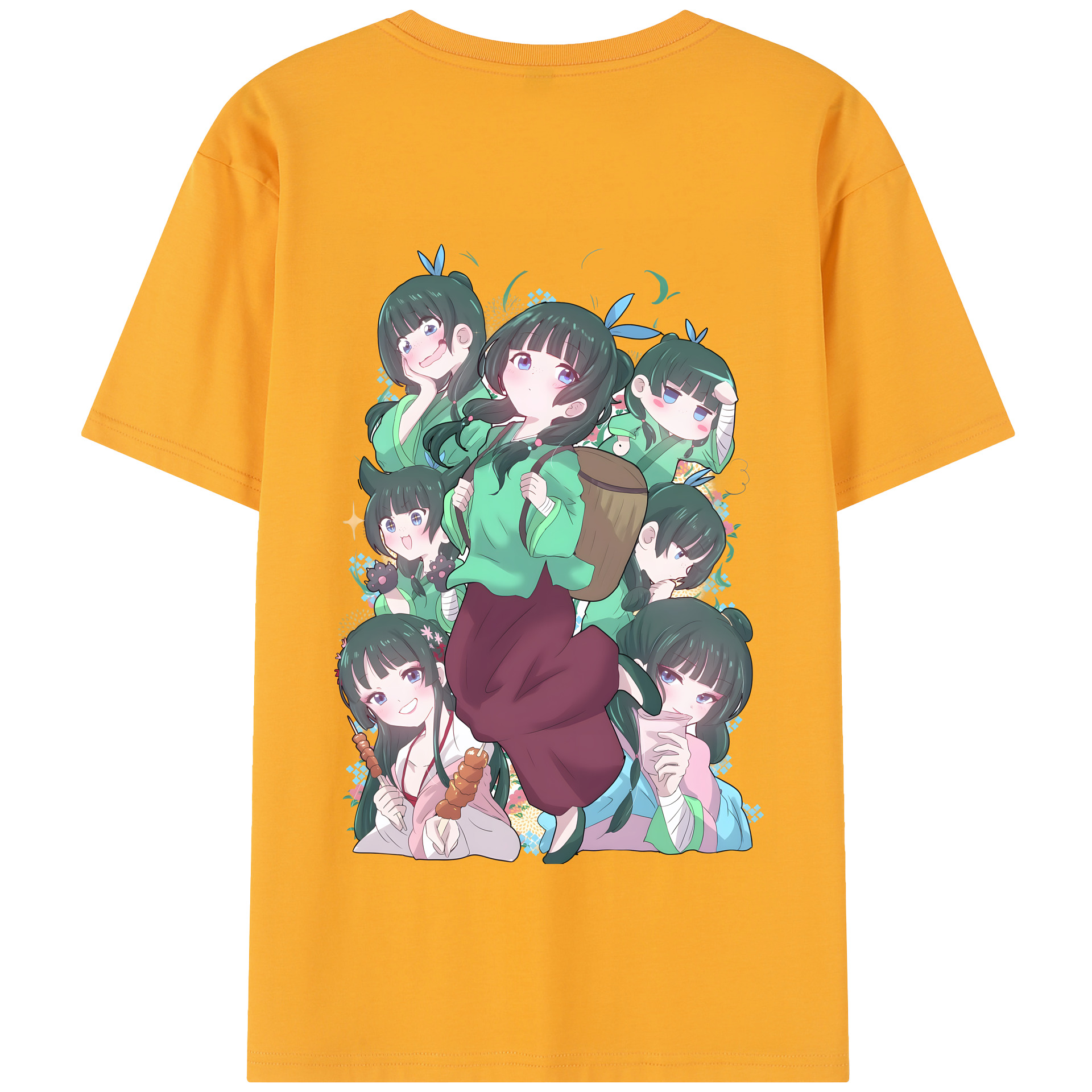 （画像用） 薬屋のひとりごと The Apothecary Diaries 綿100％半袖Tシャツ（背面プリント）