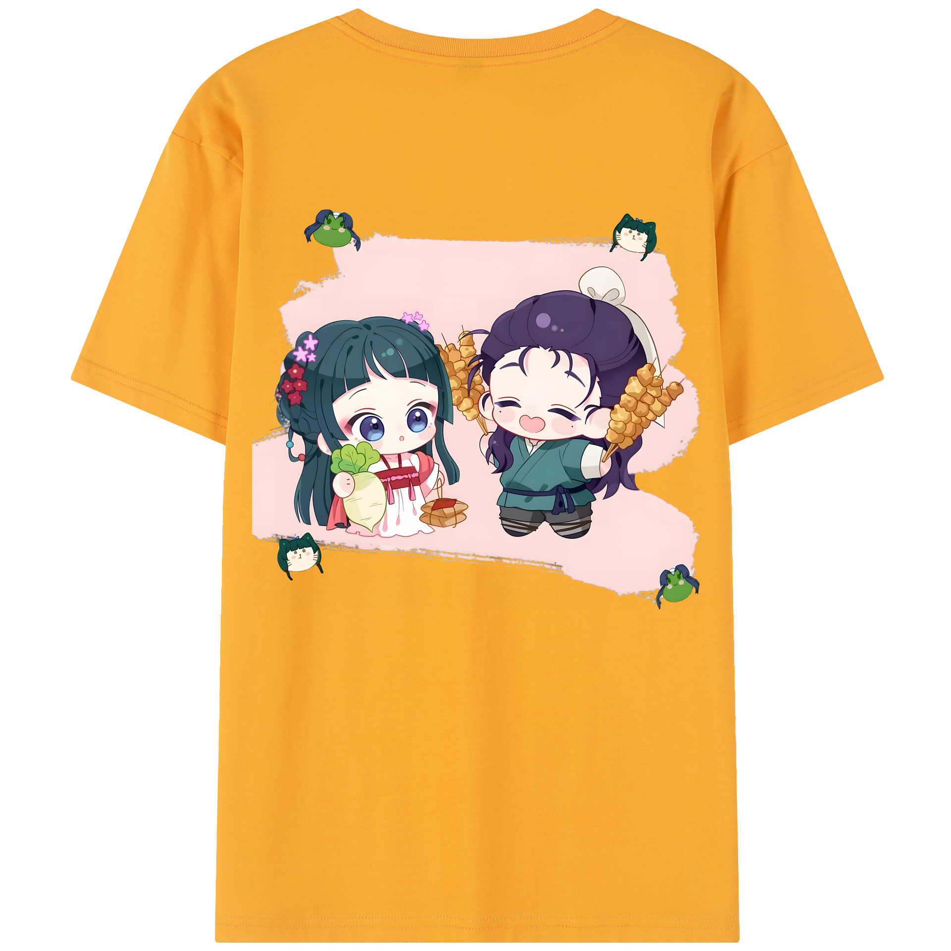 （画像用） 薬屋のひとりごと The Apothecary Diaries 綿100％半袖Tシャツ（背面プリント）