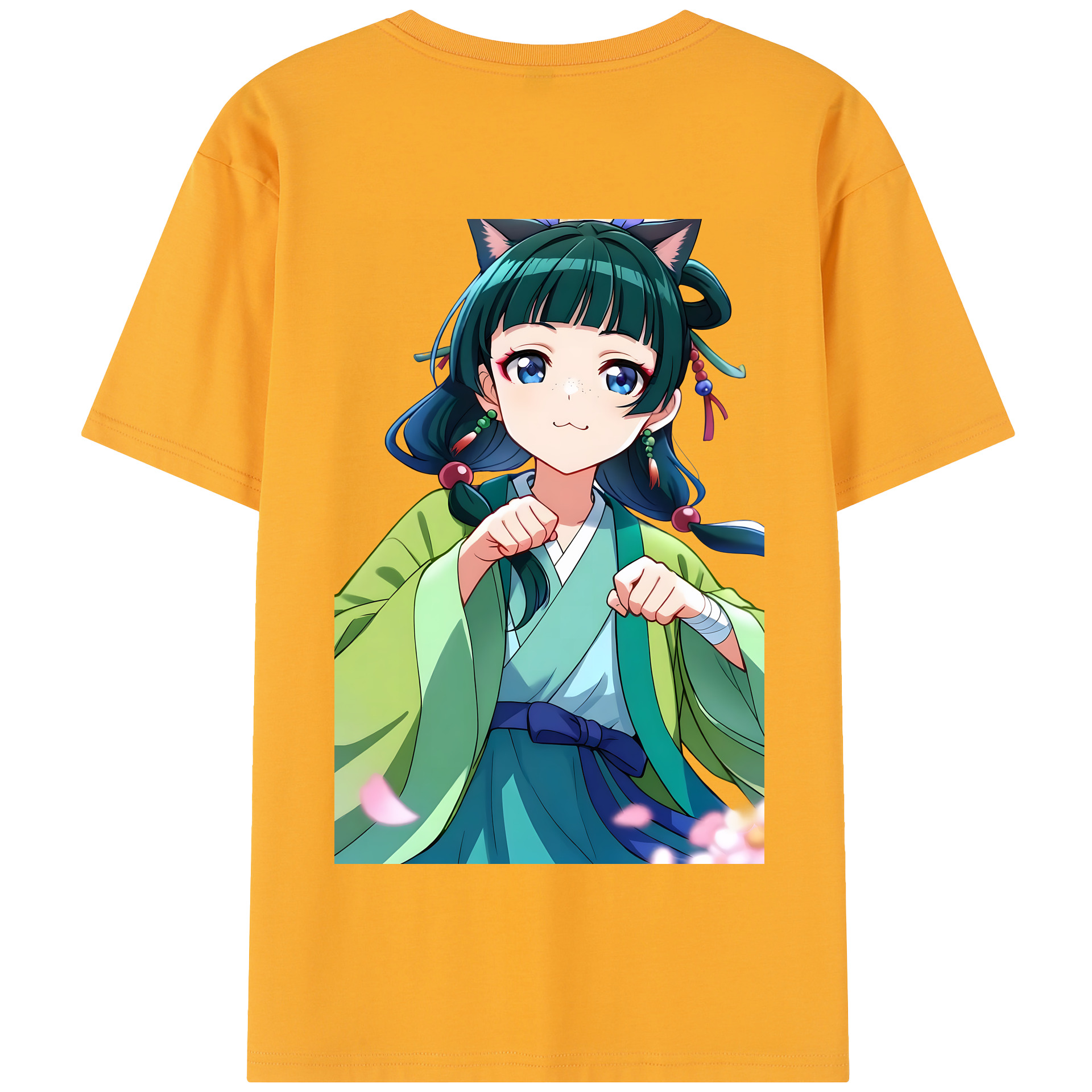 （画像用） 薬屋のひとりごと The Apothecary Diaries 綿100％半袖Tシャツ（背面プリント）