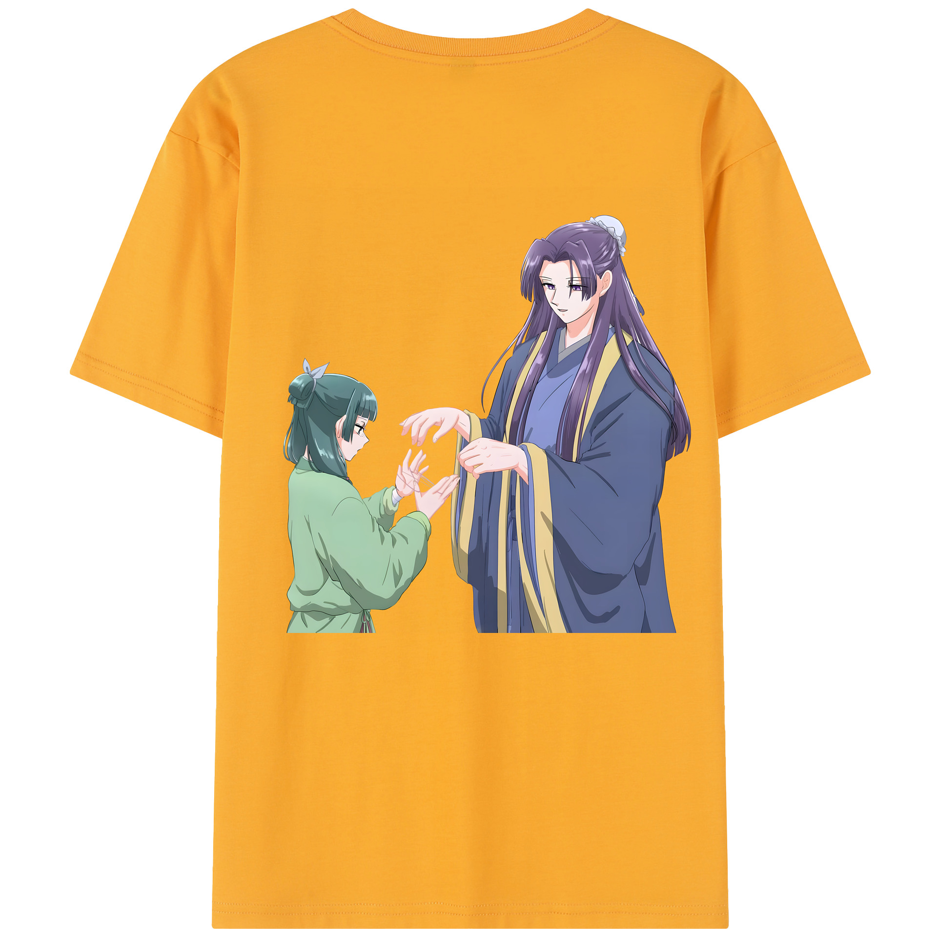（画像用） 薬屋のひとりごと The Apothecary Diaries 綿100％半袖Tシャツ（背面プリント）