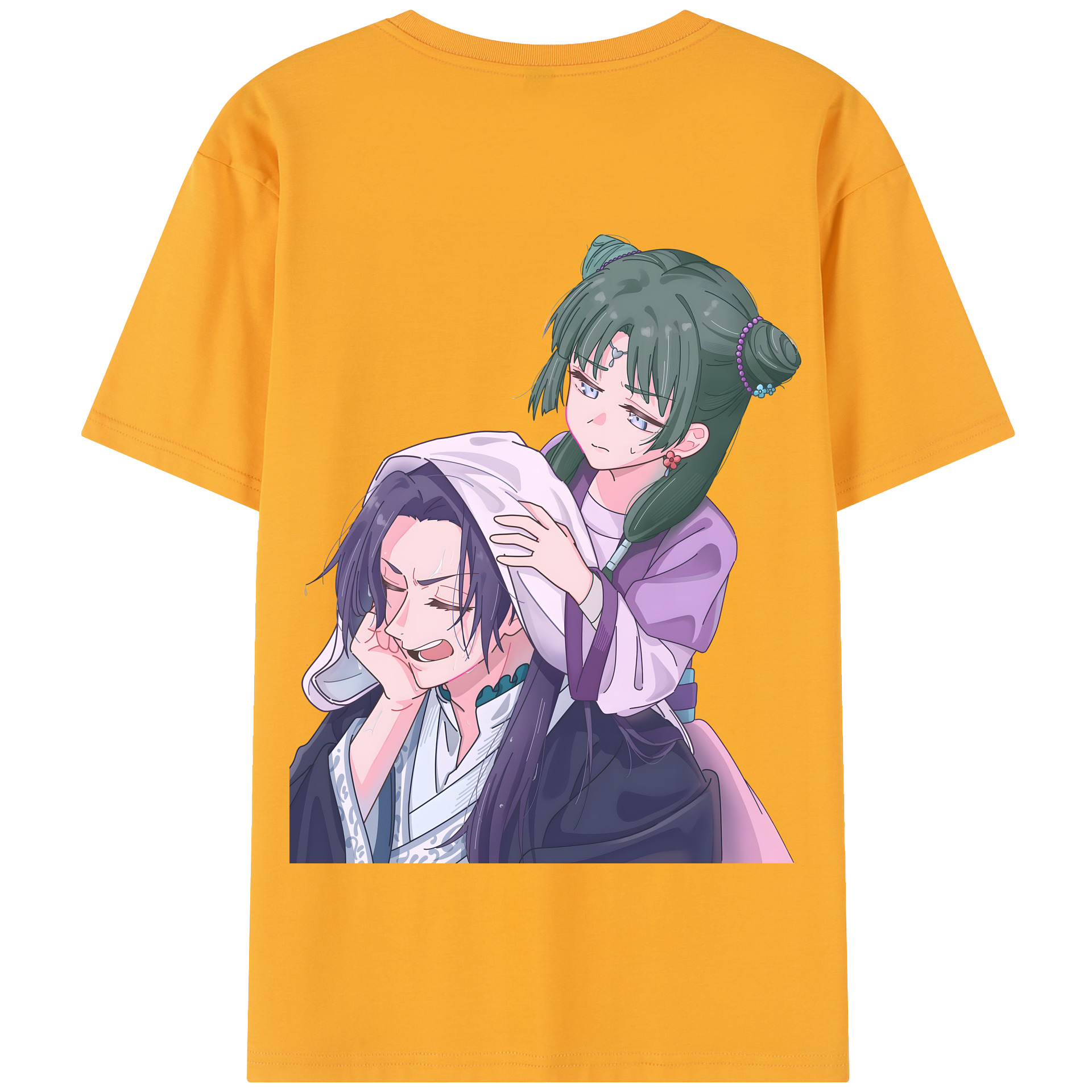 （画像用） 薬屋のひとりごと The Apothecary Diaries 綿100％半袖Tシャツ（背面プリント）