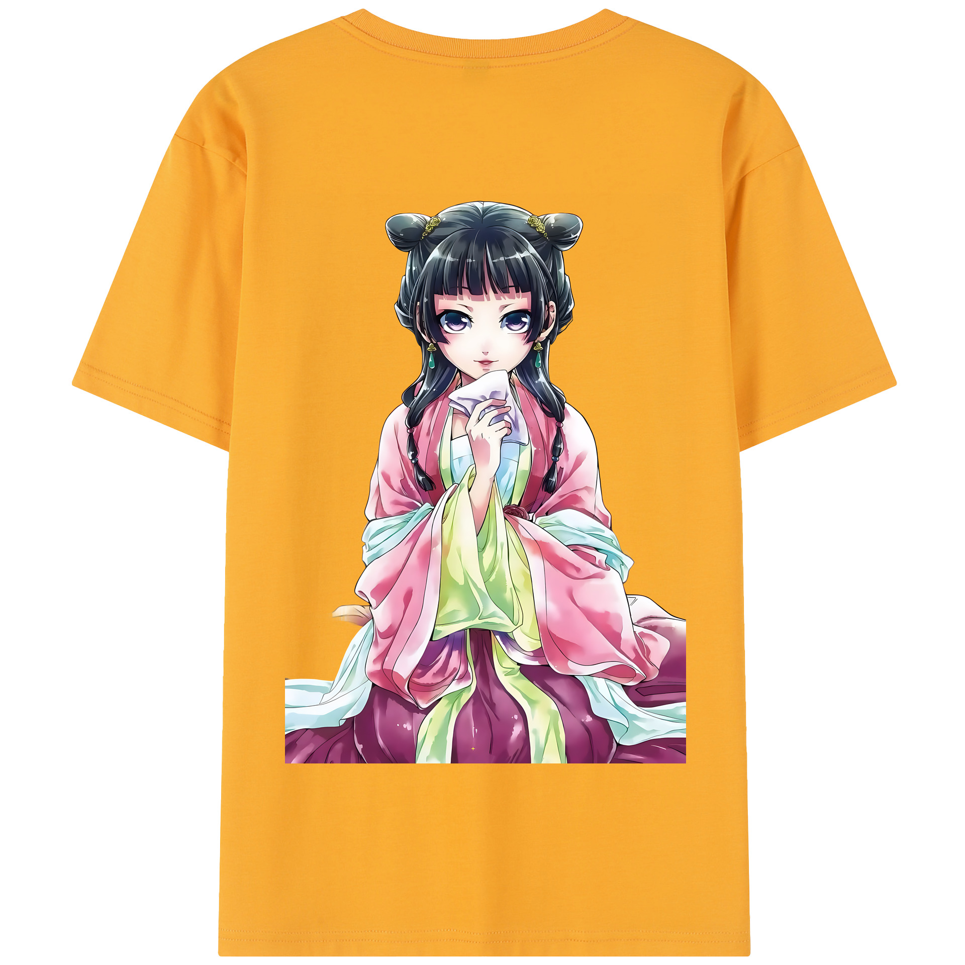 （画像用） 薬屋のひとりごと The Apothecary Diaries 綿100％半袖Tシャツ（背面プリント）
