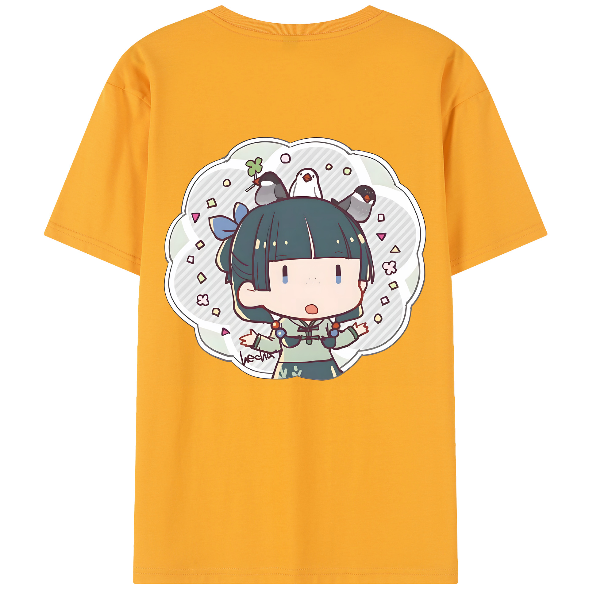 （画像用） 薬屋のひとりごと The Apothecary Diaries 綿100％半袖Tシャツ（背面プリント）