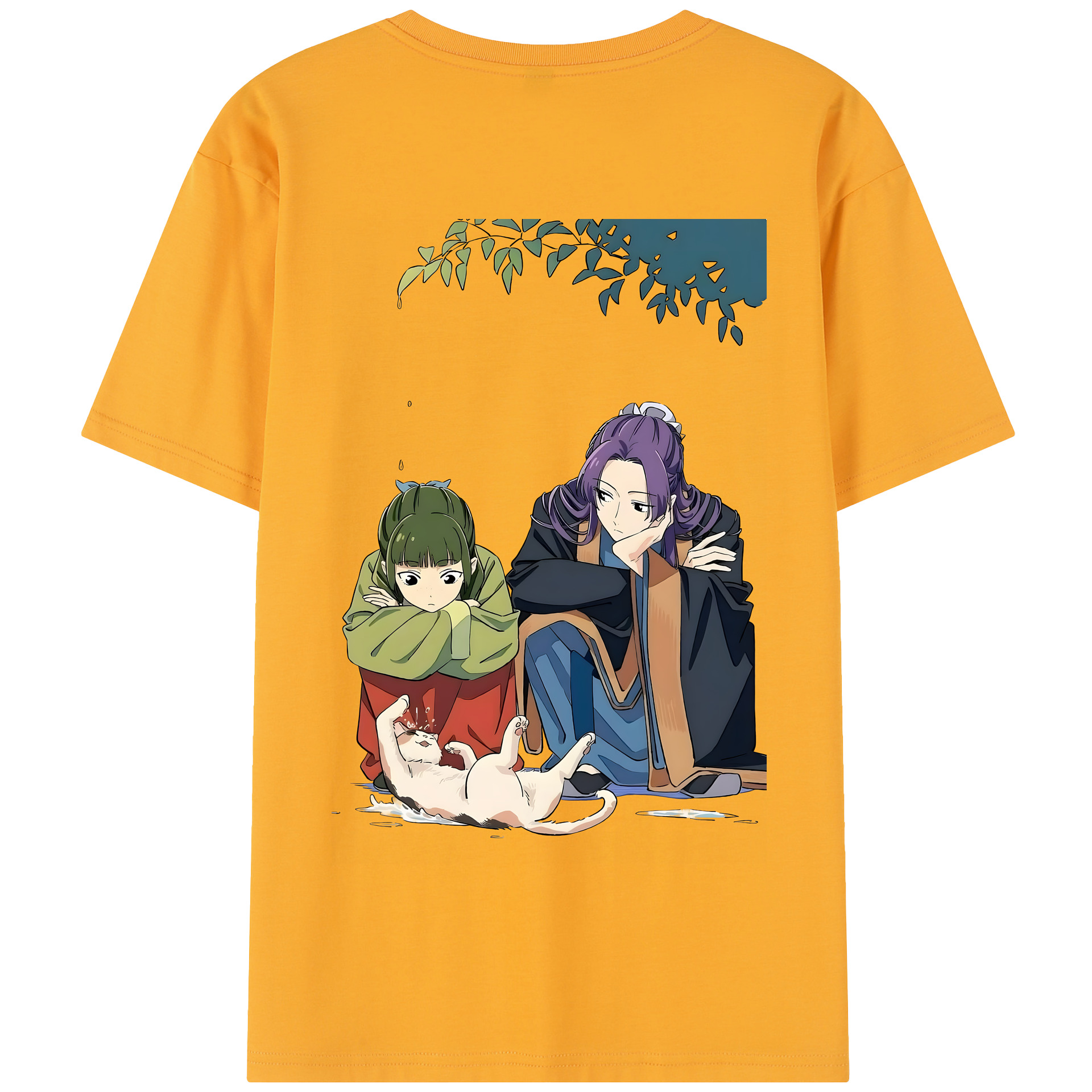 （画像用） 薬屋のひとりごと The Apothecary Diaries 綿100％半袖Tシャツ（背面プリント）