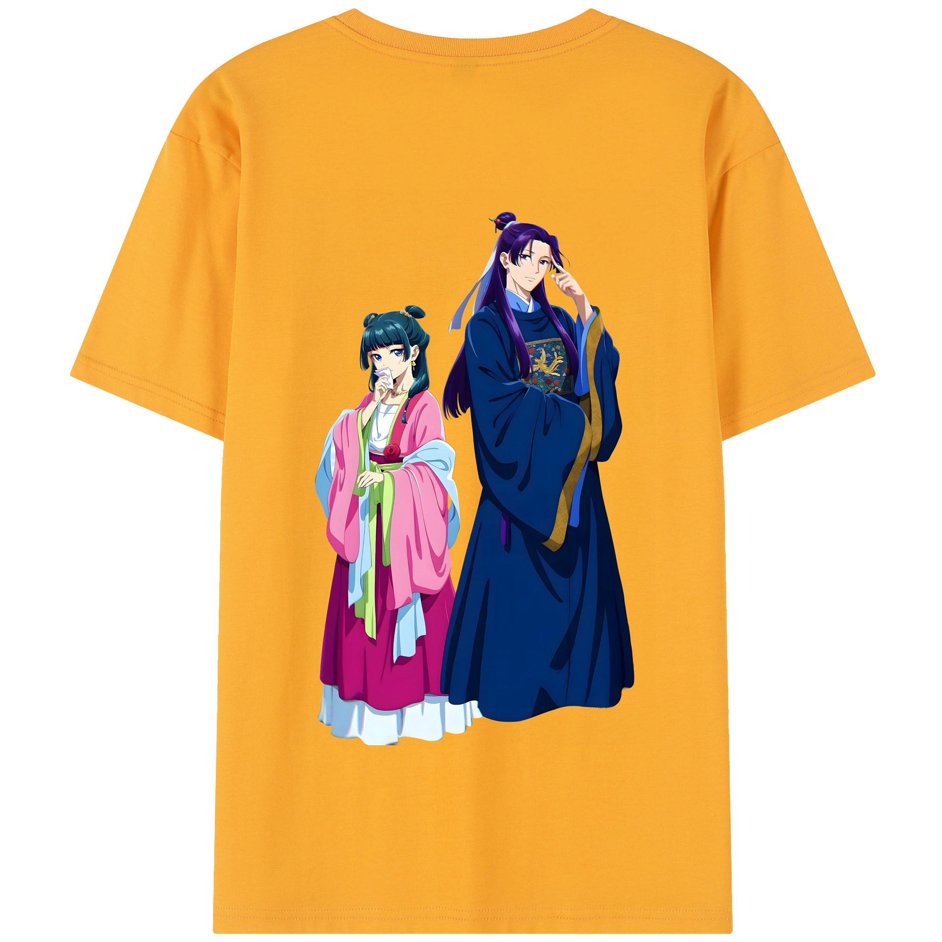 （画像用） 薬屋のひとりごと The Apothecary Diaries 綿100％半袖Tシャツ（背面プリント）