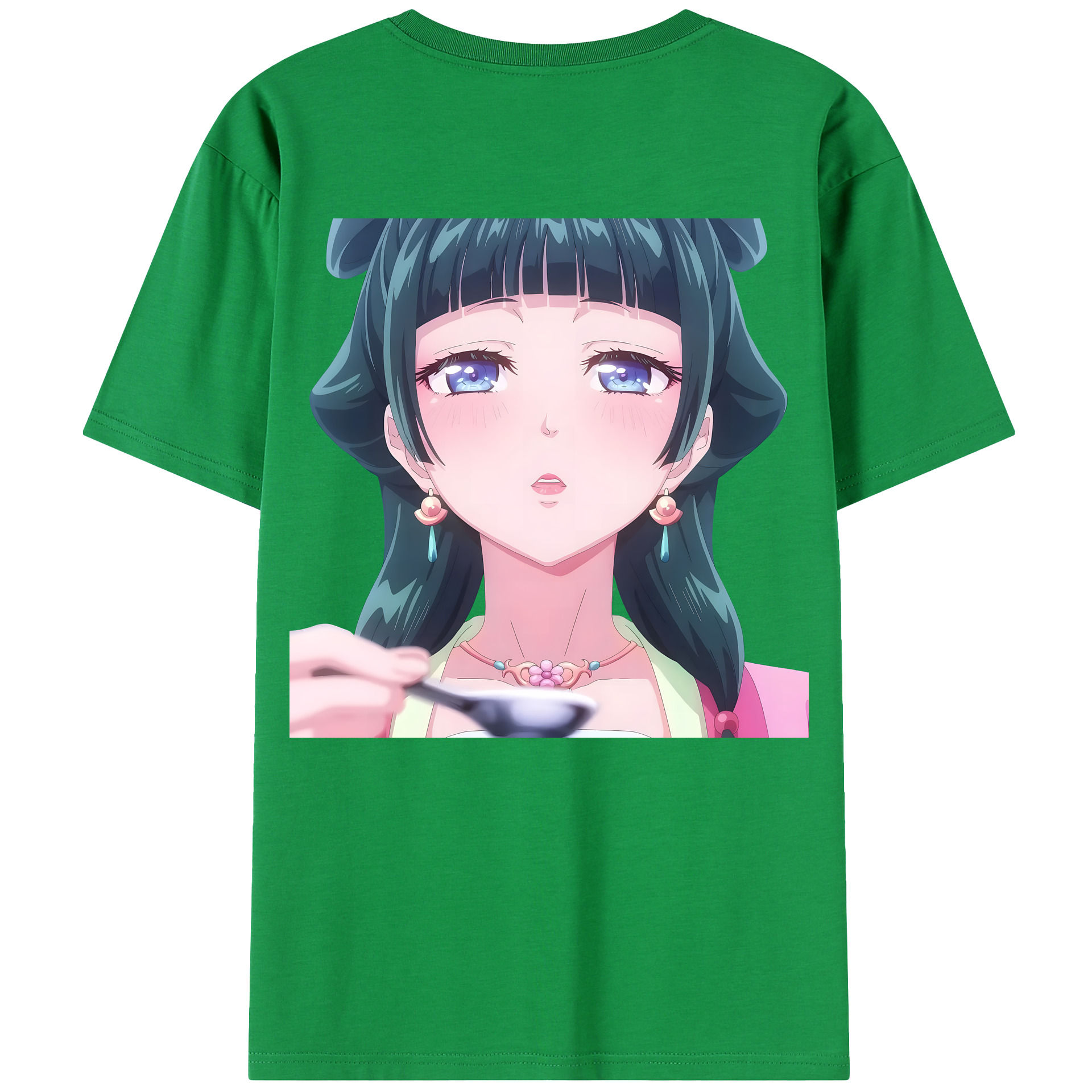 （画像用） 薬屋のひとりごと The Apothecary Diaries 綿100％半袖Tシャツ（背面プリント）