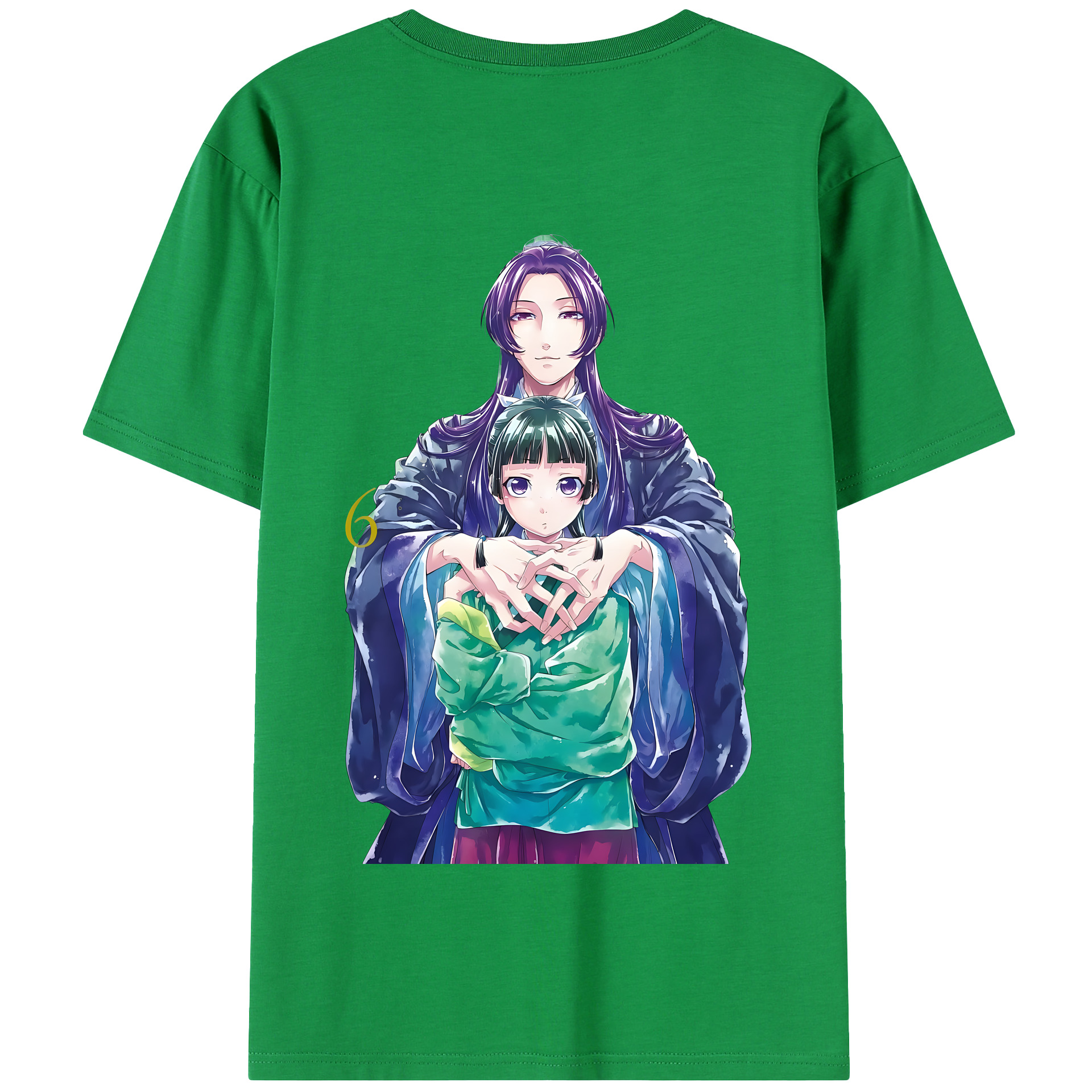 （画像用） 薬屋のひとりごと The Apothecary Diaries 綿100％半袖Tシャツ（背面プリント）