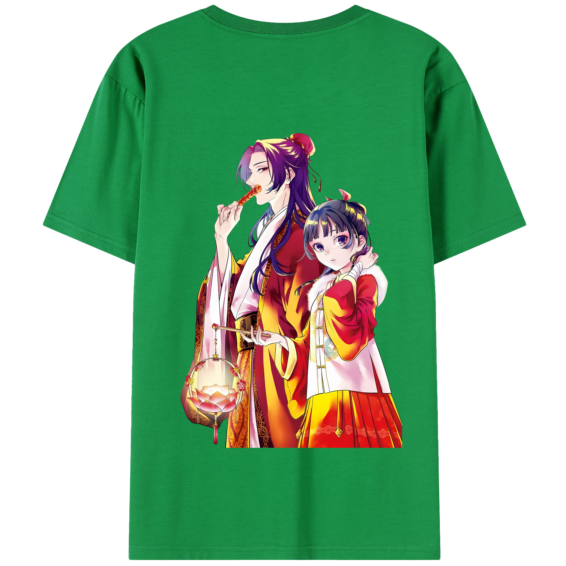 （画像用） 薬屋のひとりごと The Apothecary Diaries 綿100％半袖Tシャツ（背面プリント）