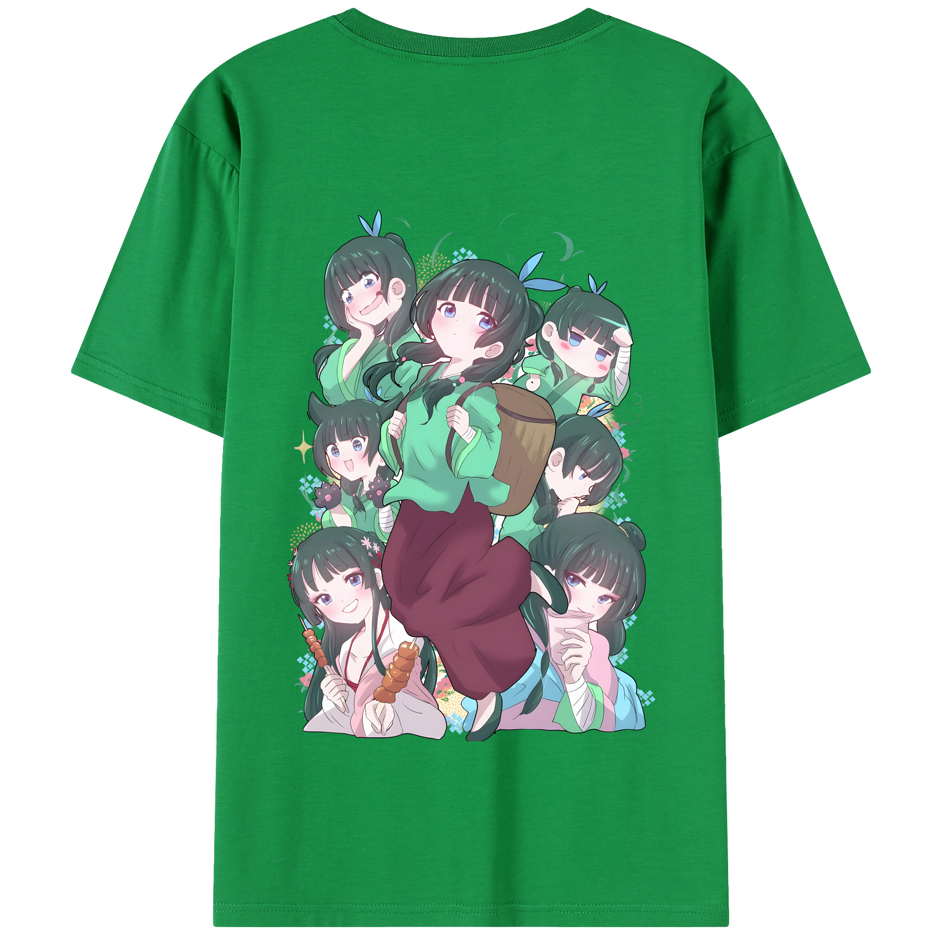 （画像用） 薬屋のひとりごと The Apothecary Diaries 綿100％半袖Tシャツ（背面プリント）