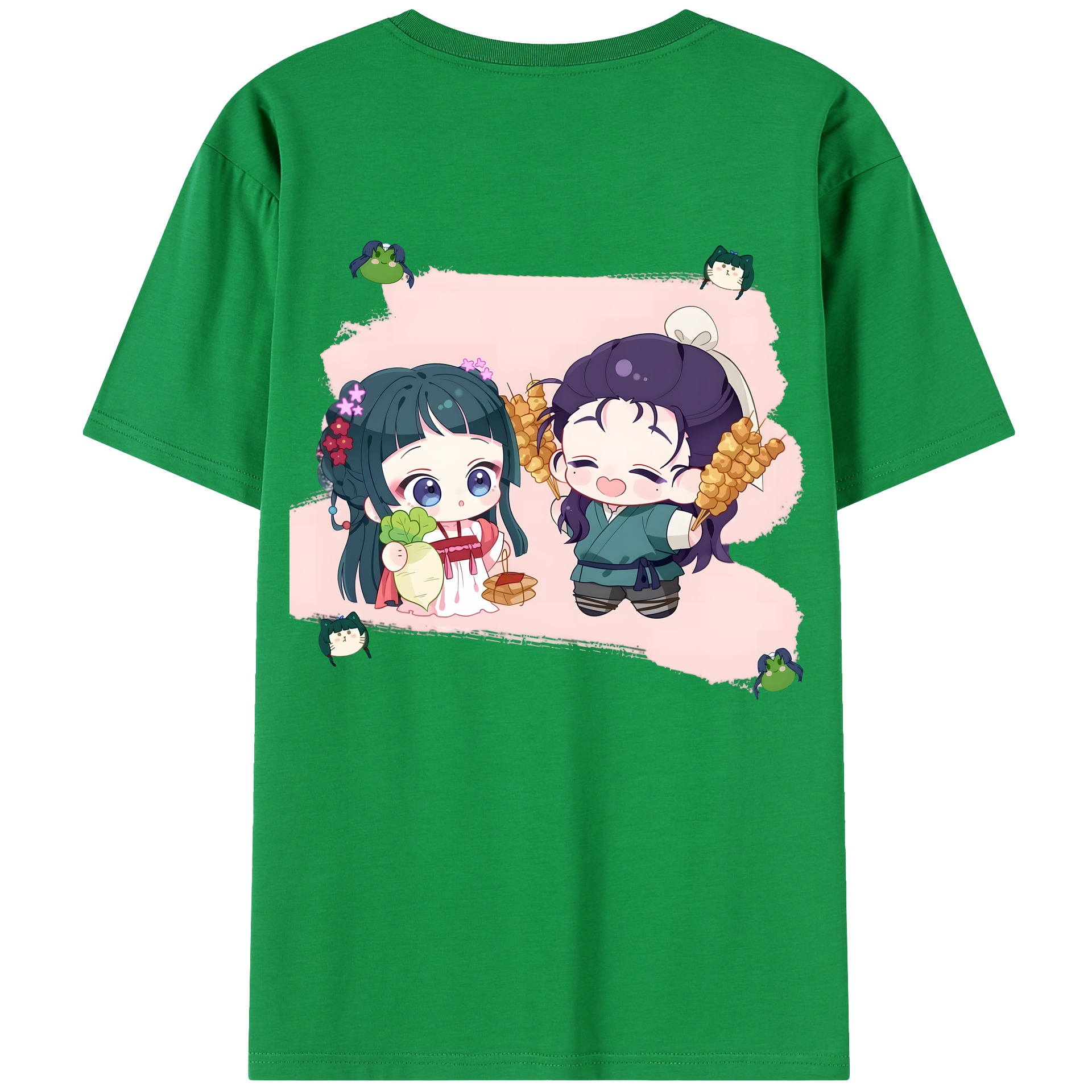 （画像用） 薬屋のひとりごと The Apothecary Diaries 綿100％半袖Tシャツ（背面プリント）