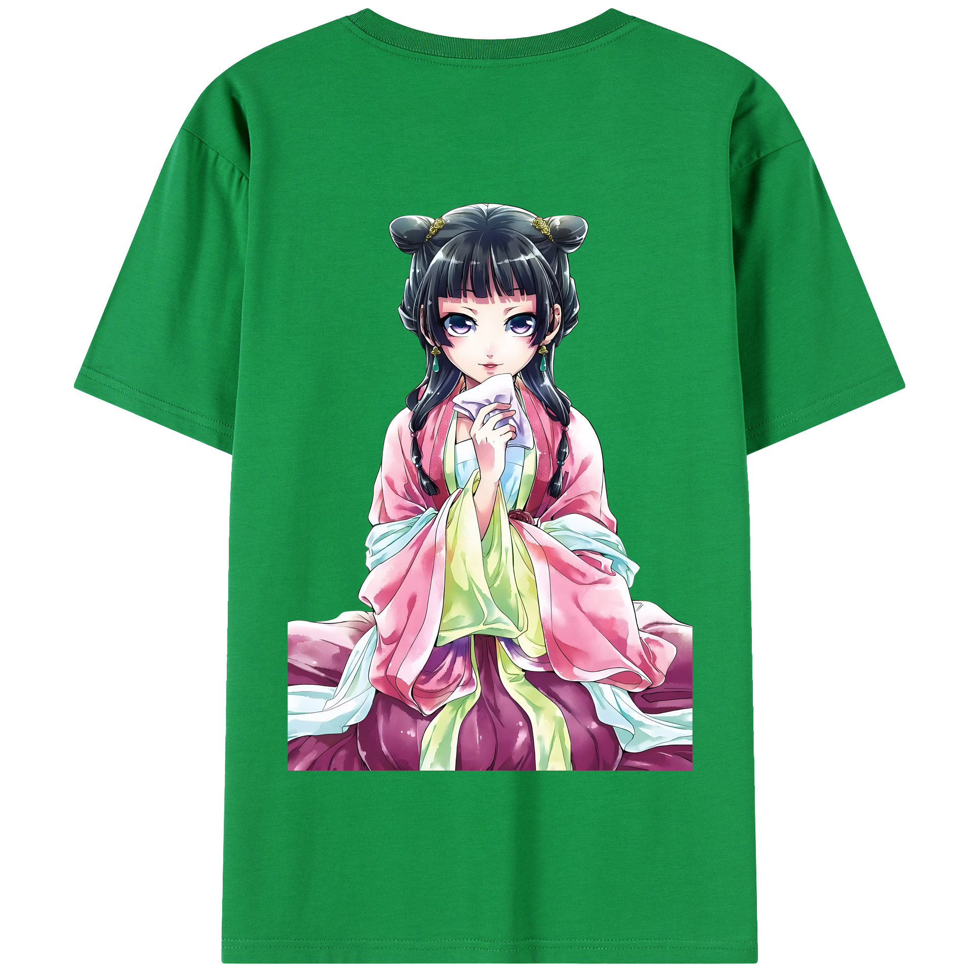 （画像用） 薬屋のひとりごと The Apothecary Diaries 綿100％半袖Tシャツ（背面プリント）
