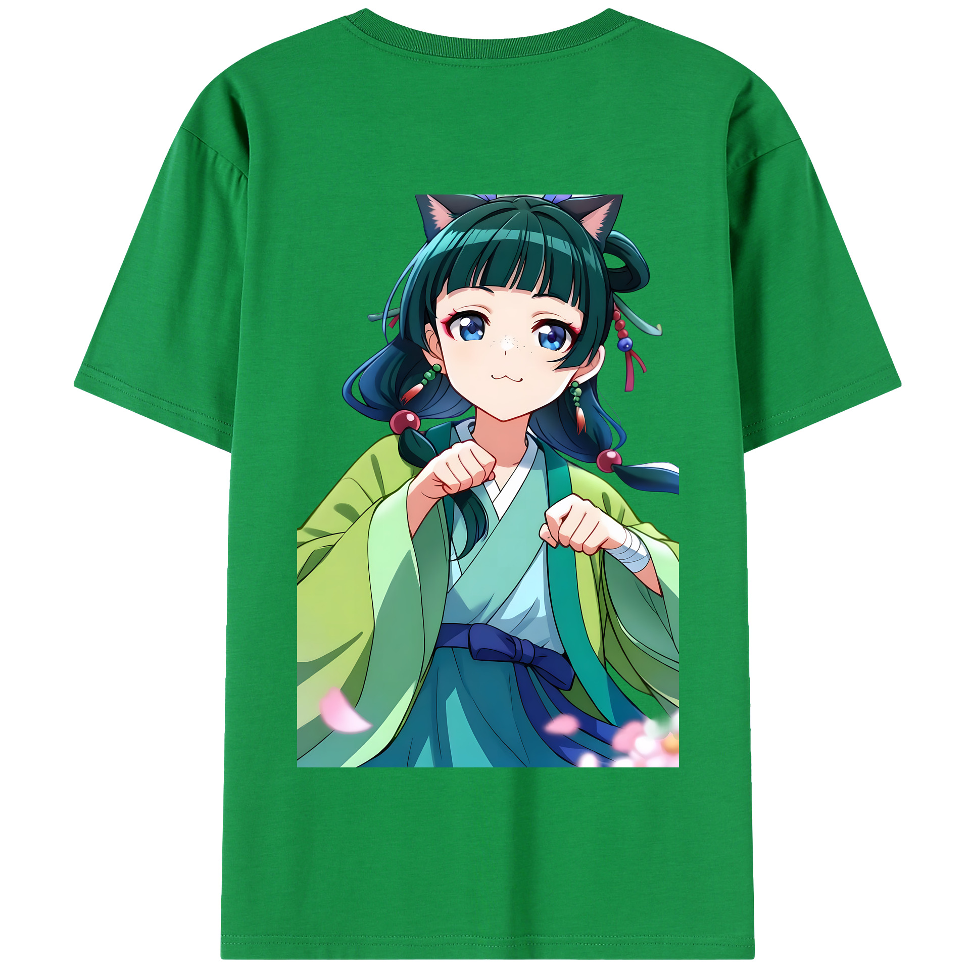 （画像用） 薬屋のひとりごと The Apothecary Diaries 綿100％半袖Tシャツ（背面プリント）