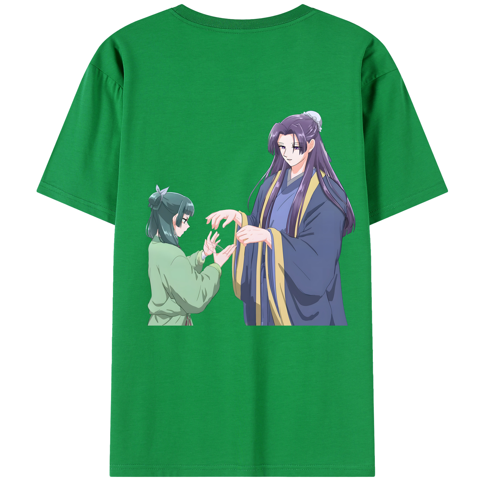 （画像用） 薬屋のひとりごと The Apothecary Diaries 綿100％半袖Tシャツ（背面プリント）