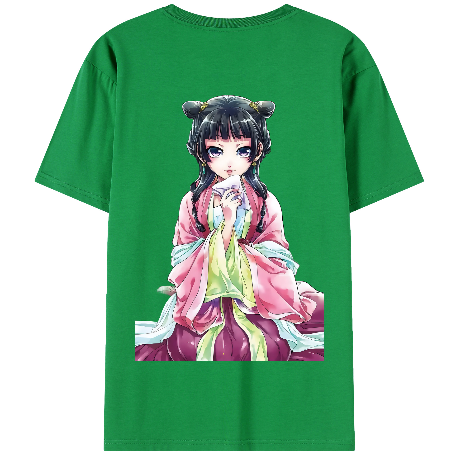 （画像用） 薬屋のひとりごと The Apothecary Diaries 綿100％半袖Tシャツ（背面プリント）