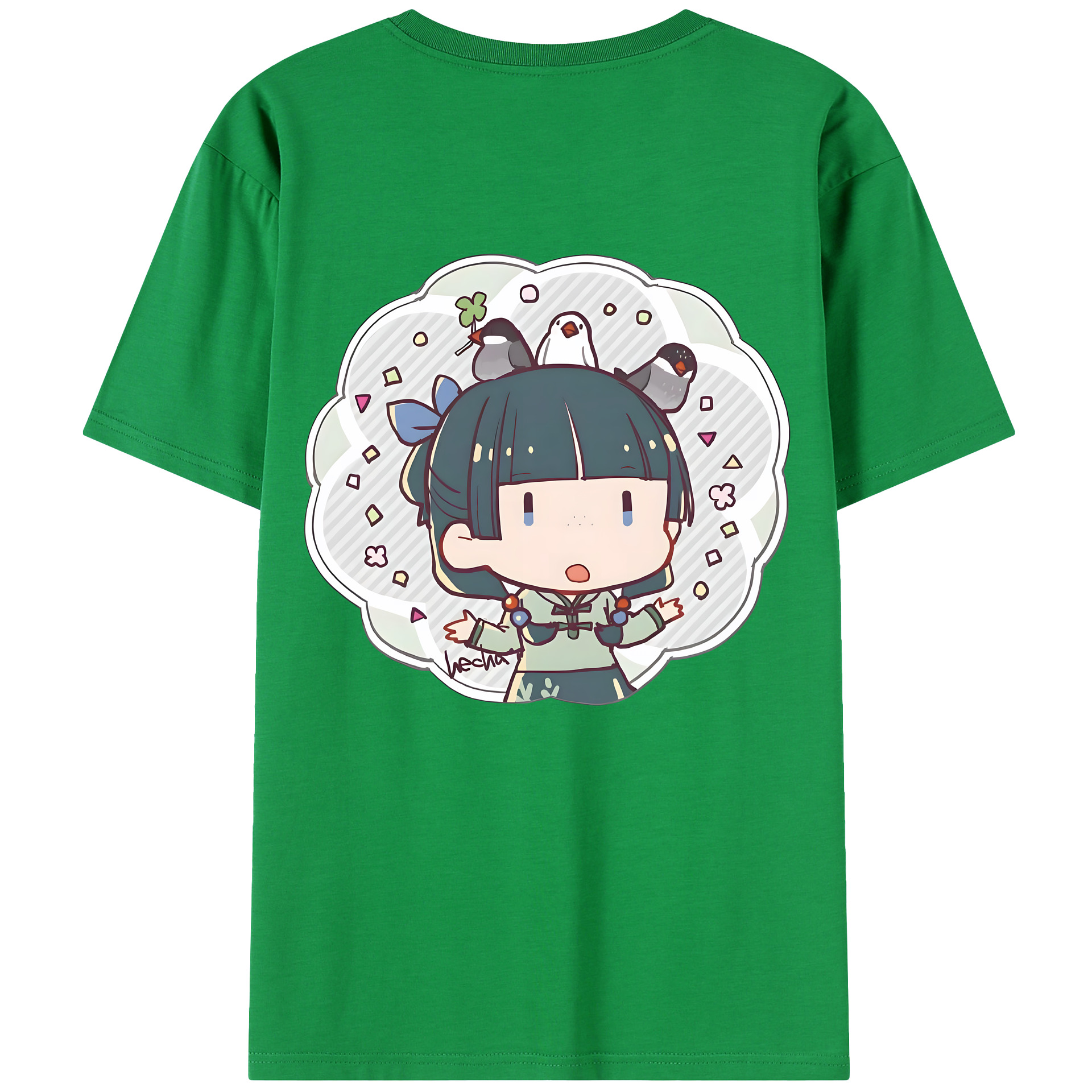 （画像用） 薬屋のひとりごと The Apothecary Diaries 綿100％半袖Tシャツ（背面プリント）