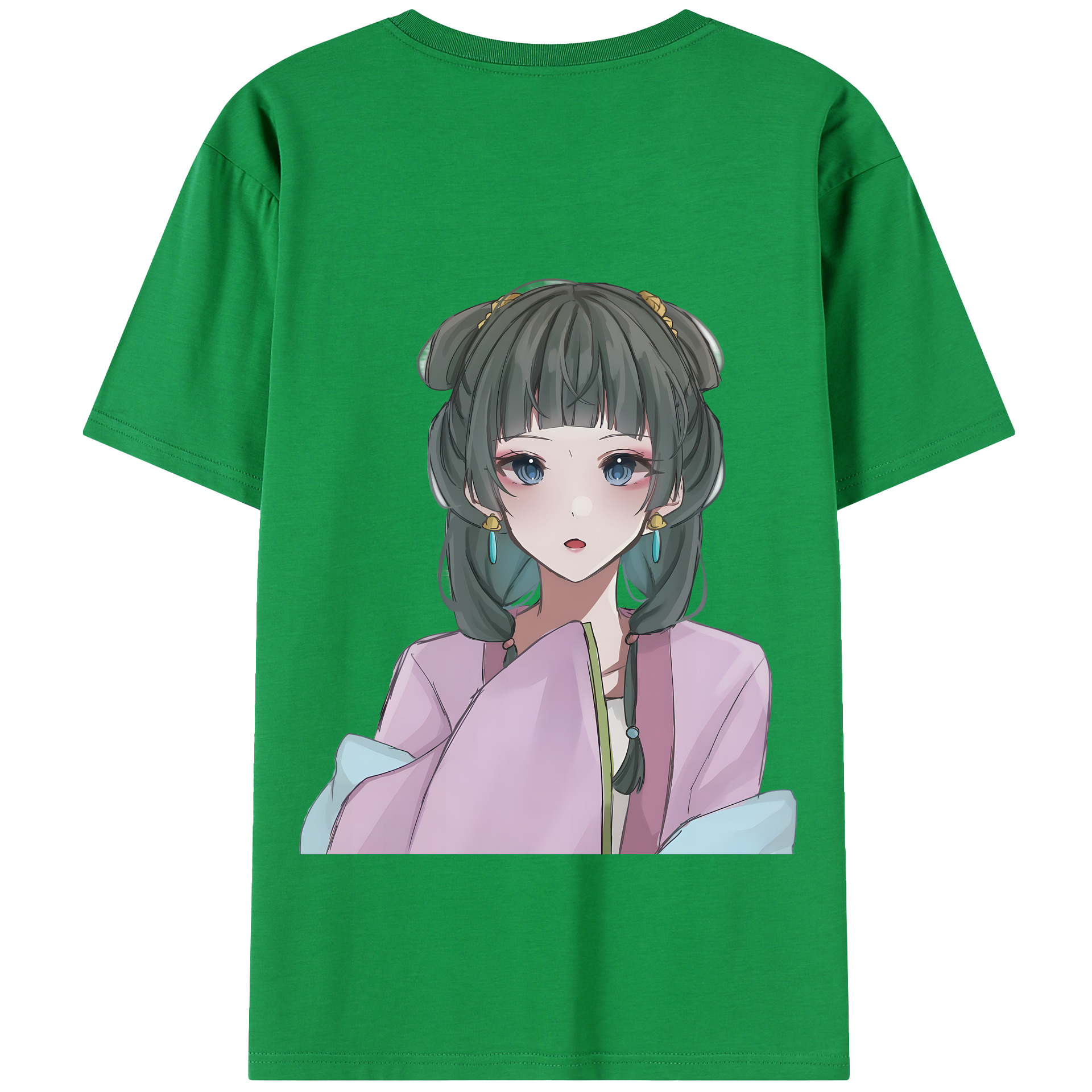 （画像用） 薬屋のひとりごと The Apothecary Diaries 綿100％半袖Tシャツ（背面プリント）