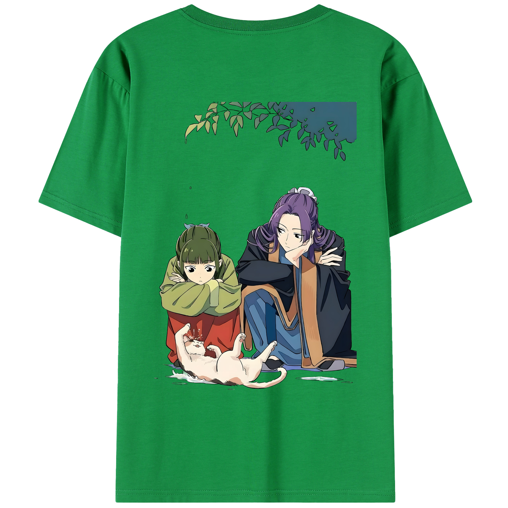 （画像用） 薬屋のひとりごと The Apothecary Diaries 綿100％半袖Tシャツ（背面プリント）