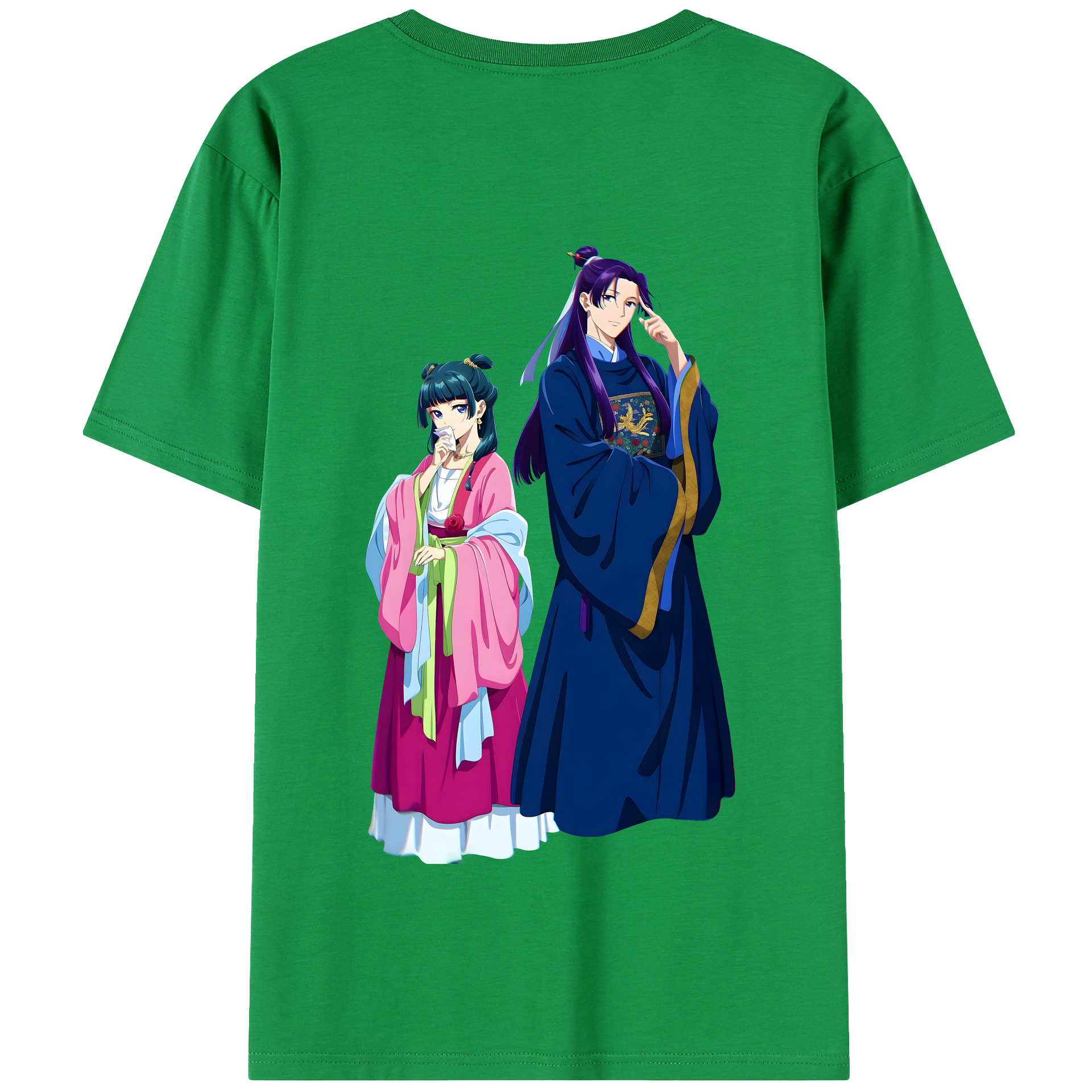 （画像用） 薬屋のひとりごと The Apothecary Diaries 綿100％半袖Tシャツ（背面プリント）