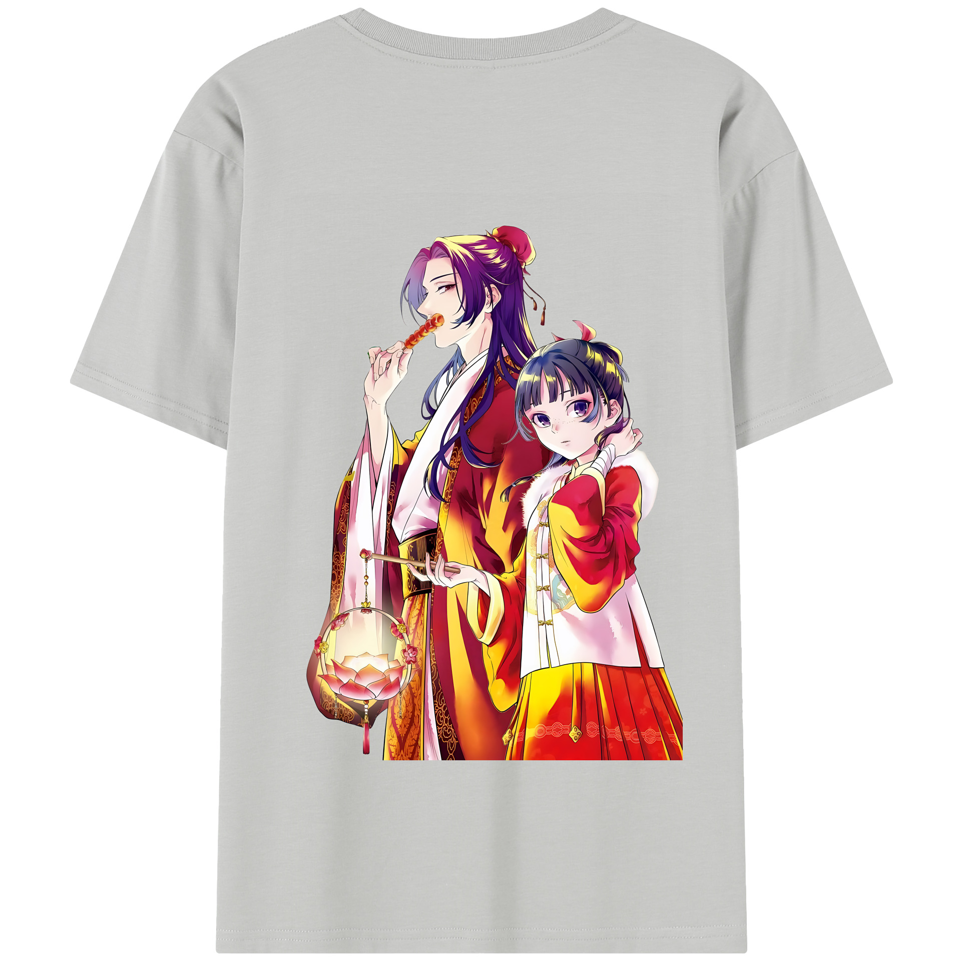 （画像用） 薬屋のひとりごと The Apothecary Diaries 綿100％半袖Tシャツ（背面プリント）