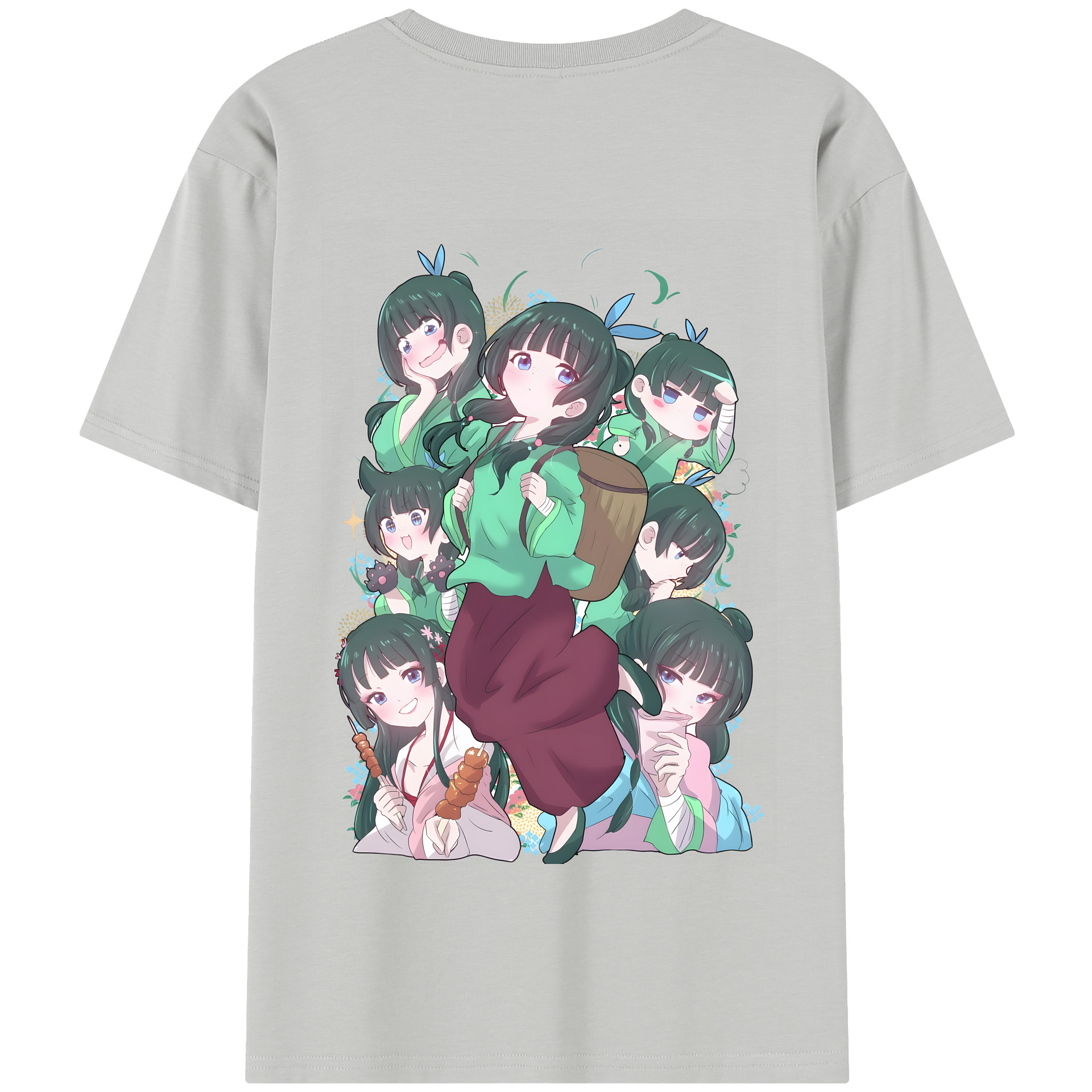 （画像用） 薬屋のひとりごと The Apothecary Diaries 綿100％半袖Tシャツ（背面プリント）