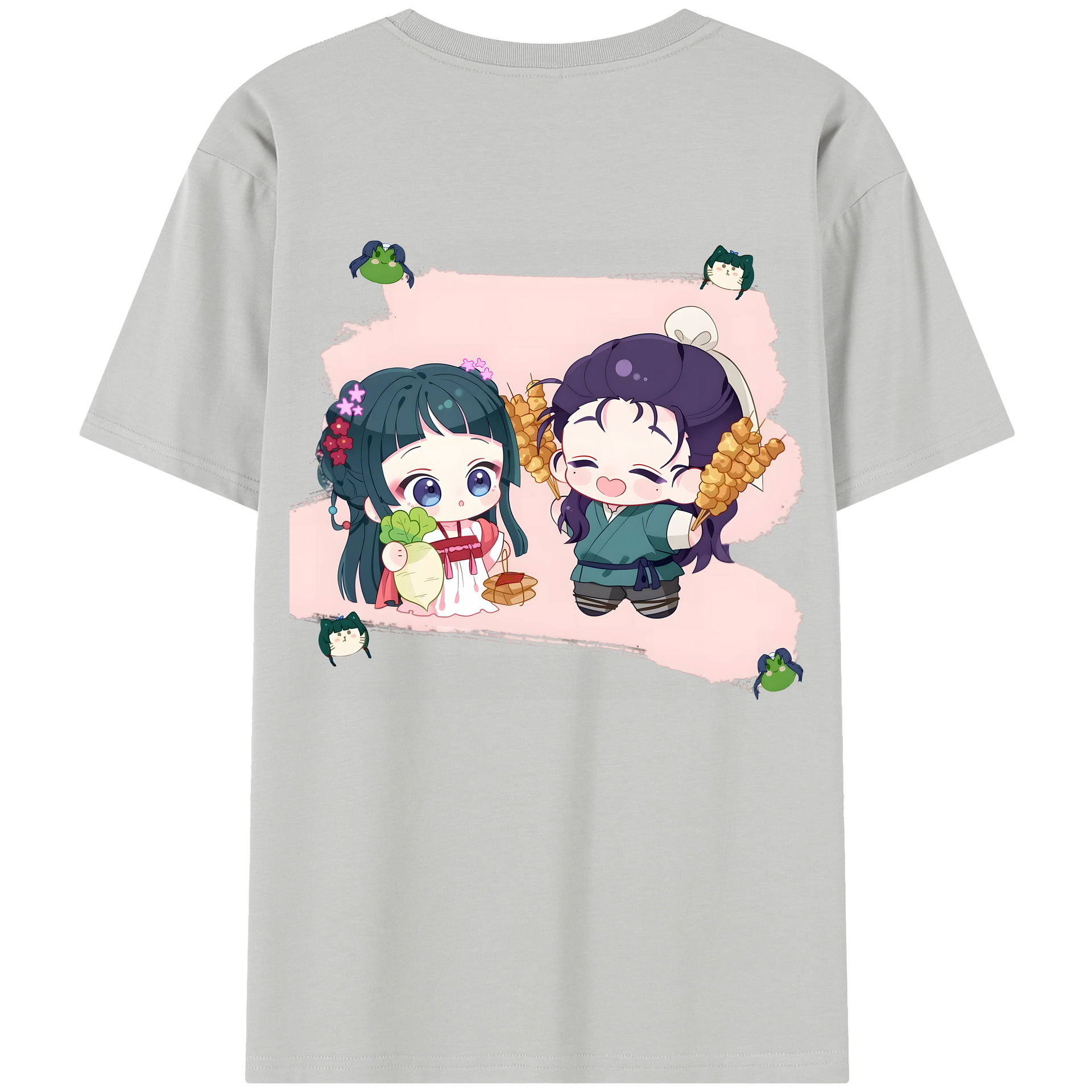 （画像用） 薬屋のひとりごと The Apothecary Diaries 綿100％半袖Tシャツ（背面プリント）