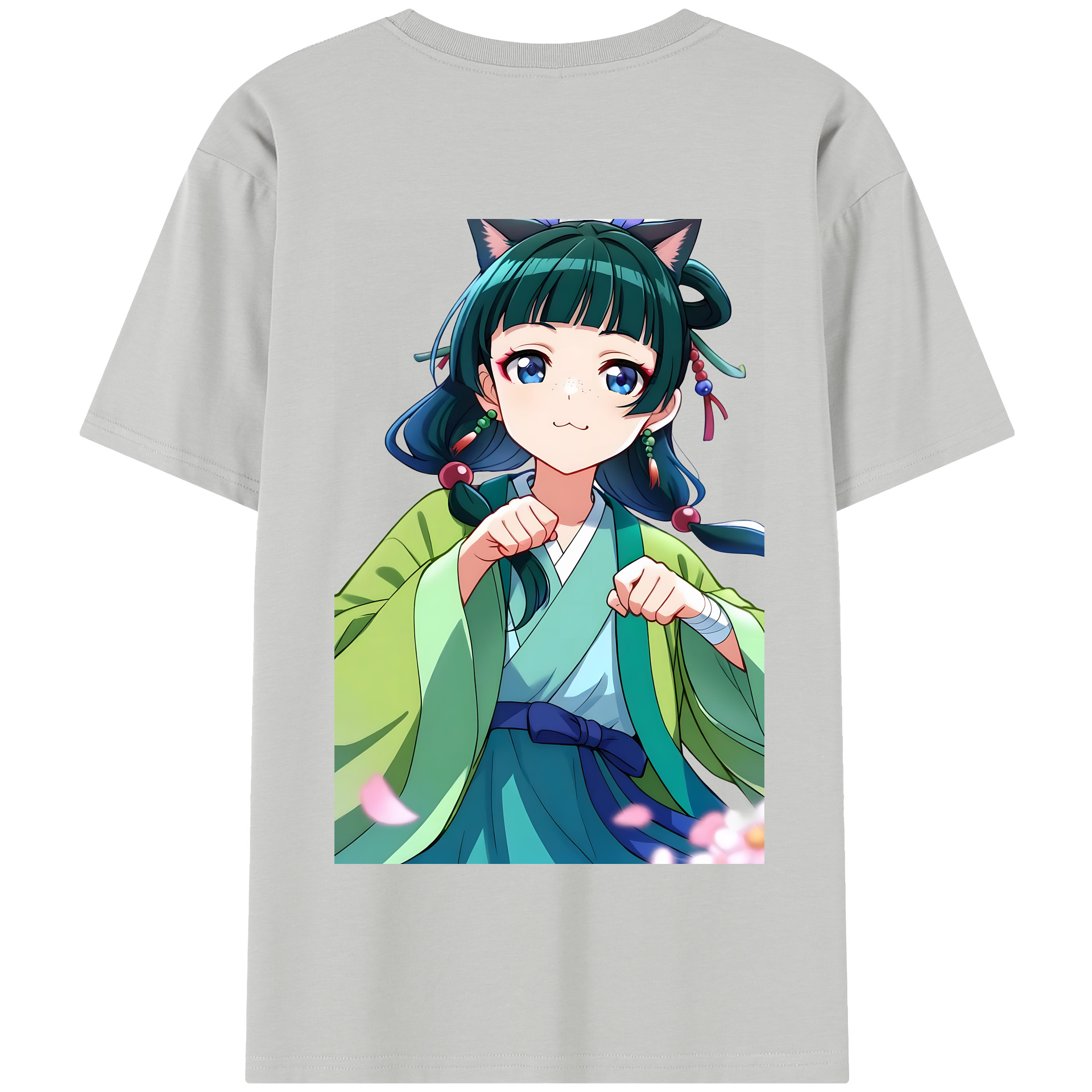 （画像用） 薬屋のひとりごと The Apothecary Diaries 綿100％半袖Tシャツ（背面プリント）