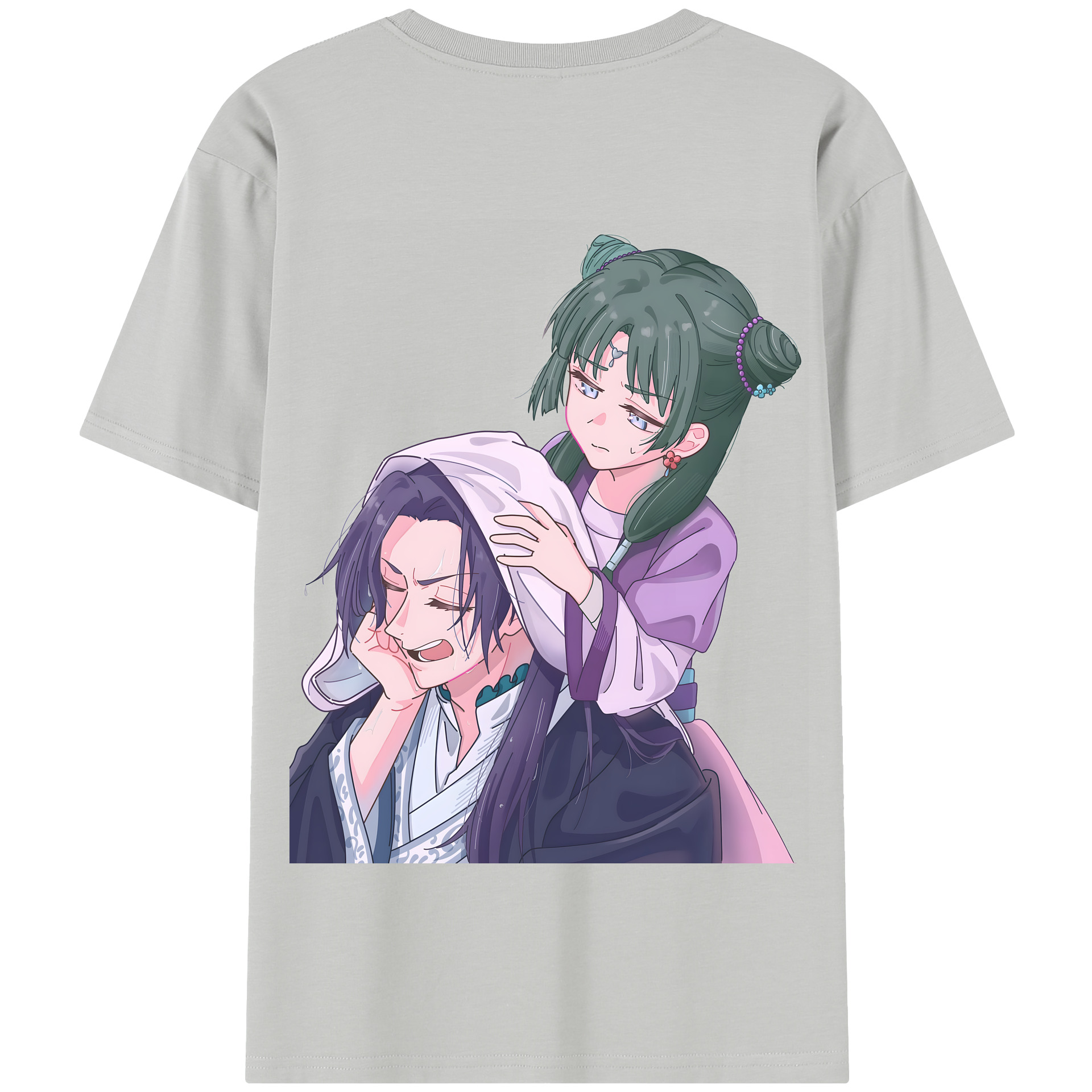 （画像用） 薬屋のひとりごと The Apothecary Diaries 綿100％半袖Tシャツ（背面プリント）