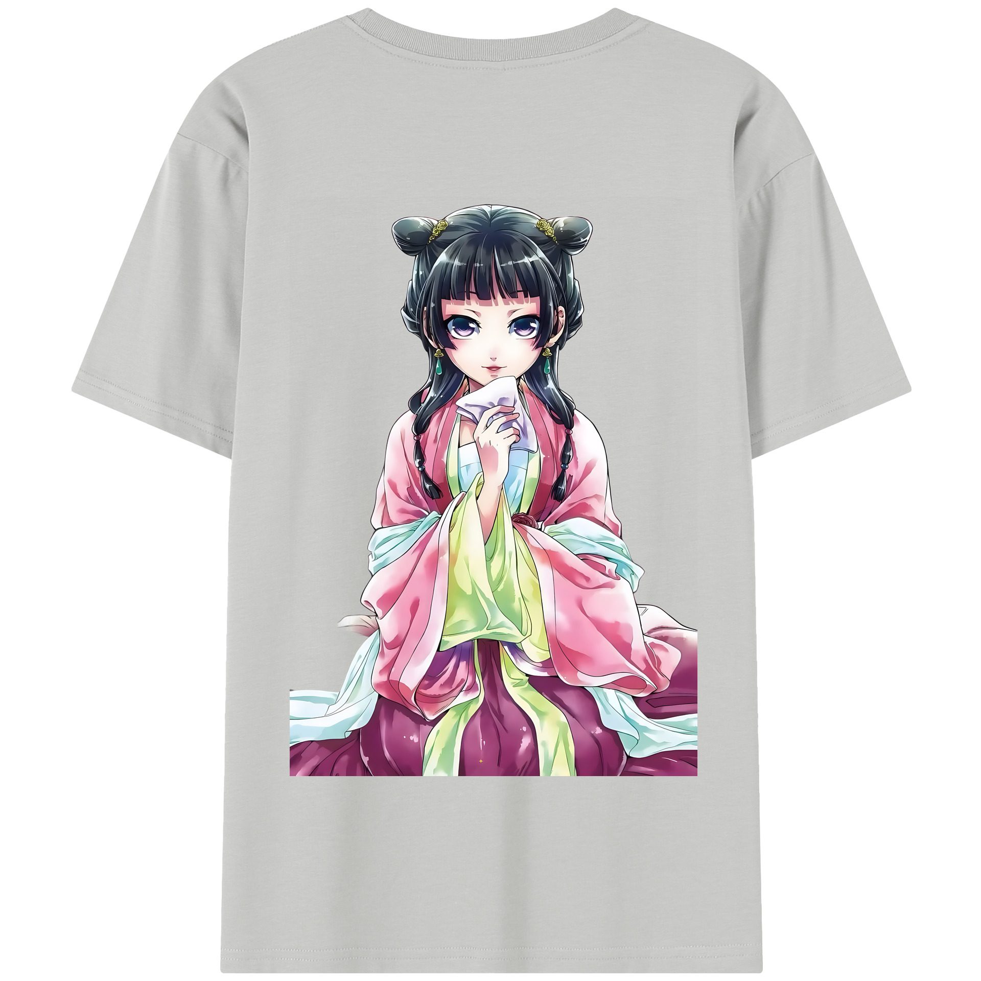 （画像用） 薬屋のひとりごと The Apothecary Diaries 綿100％半袖Tシャツ（背面プリント）