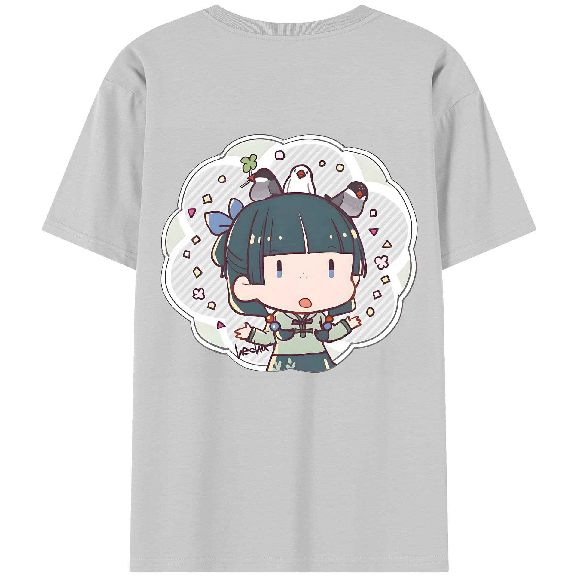 （画像用） 薬屋のひとりごと The Apothecary Diaries 綿100％半袖Tシャツ（背面プリント）
