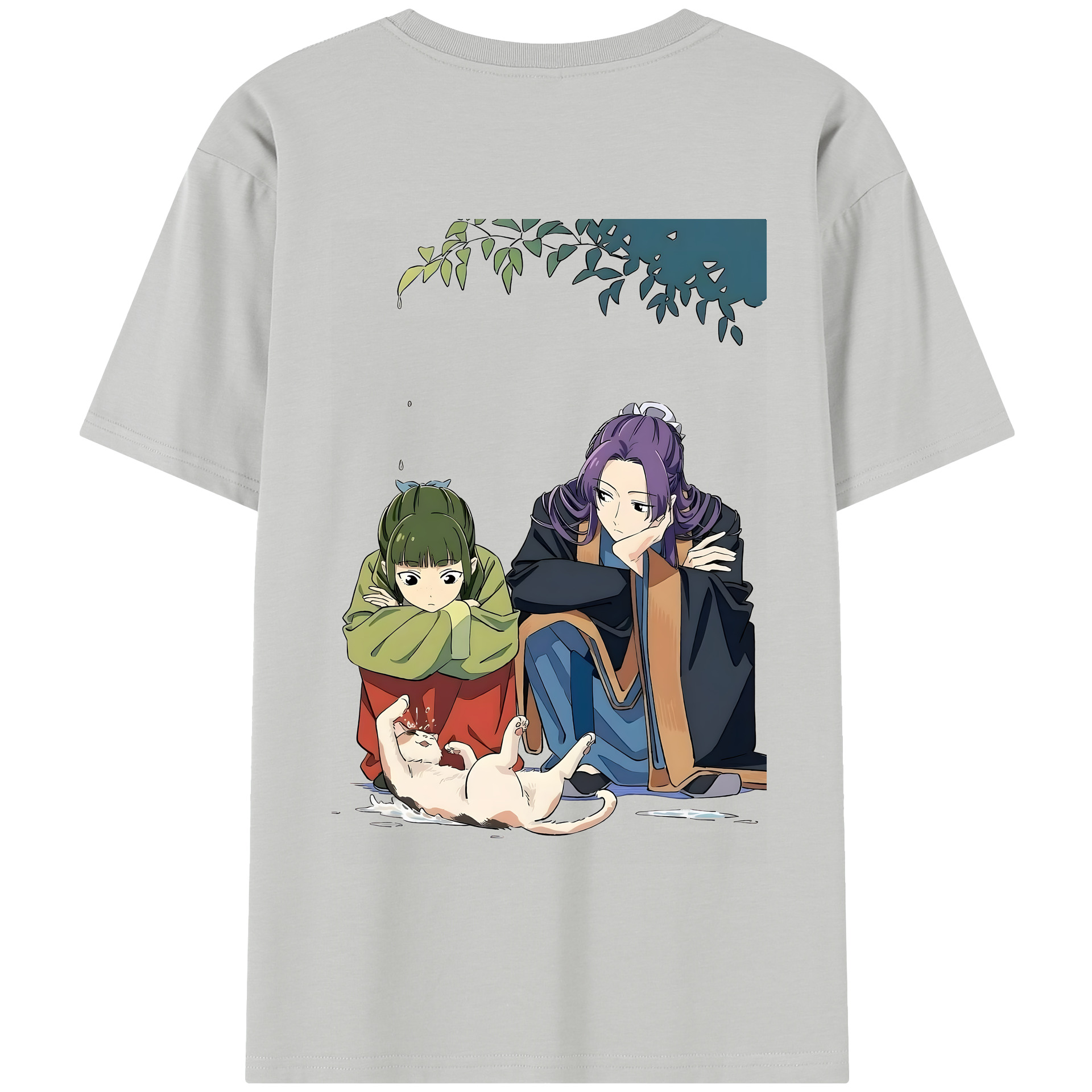（画像用） 薬屋のひとりごと The Apothecary Diaries 綿100％半袖Tシャツ（背面プリント）
