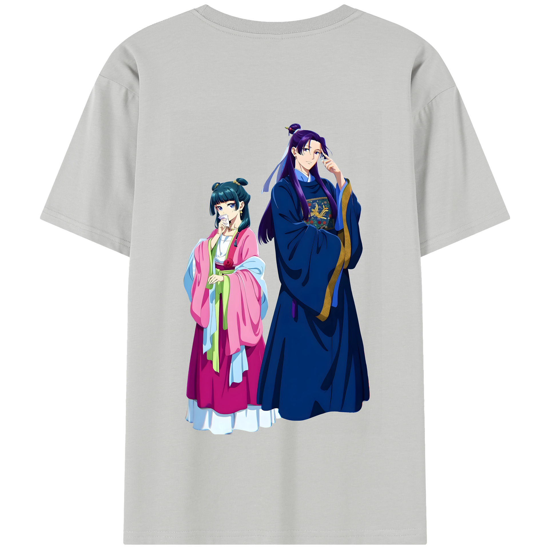 （画像用） 薬屋のひとりごと The Apothecary Diaries 綿100％半袖Tシャツ（背面プリント）