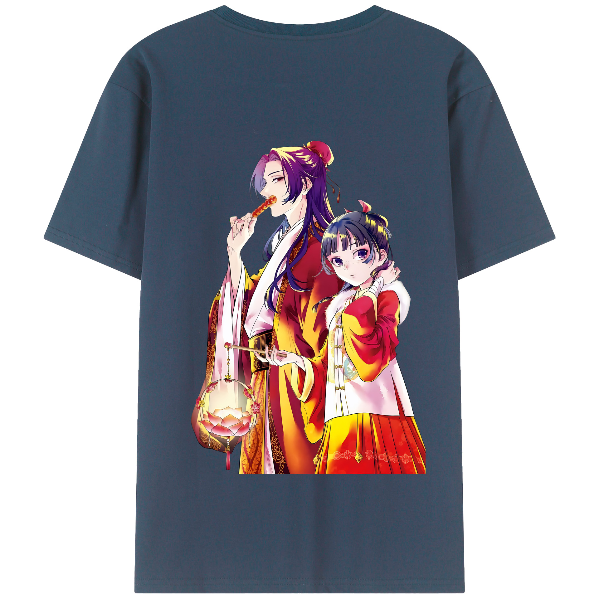 （画像用） 薬屋のひとりごと The Apothecary Diaries 綿100％半袖Tシャツ（背面プリント）