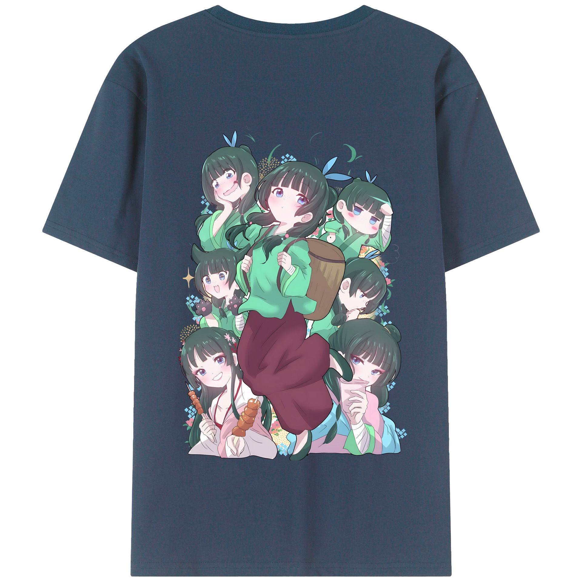 （画像用） 薬屋のひとりごと The Apothecary Diaries 綿100％半袖Tシャツ（背面プリント）