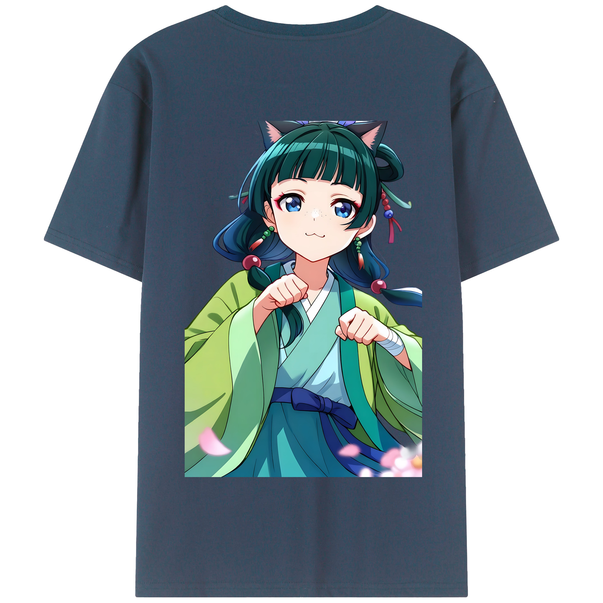 （画像用） 薬屋のひとりごと The Apothecary Diaries 綿100％半袖Tシャツ（背面プリント）