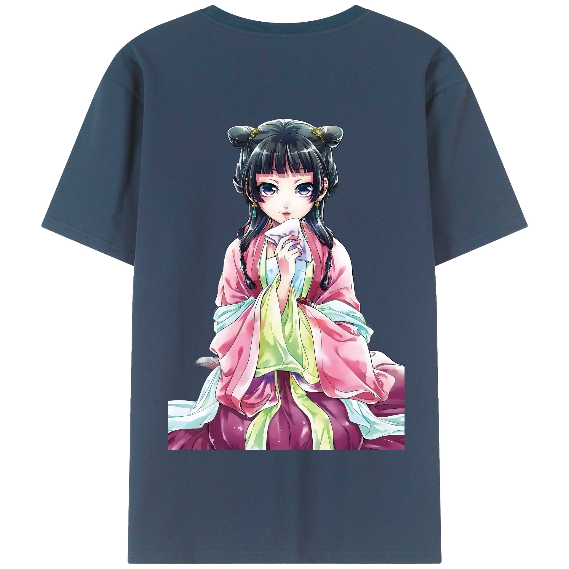 （画像用） 薬屋のひとりごと The Apothecary Diaries 綿100％半袖Tシャツ（背面プリント）