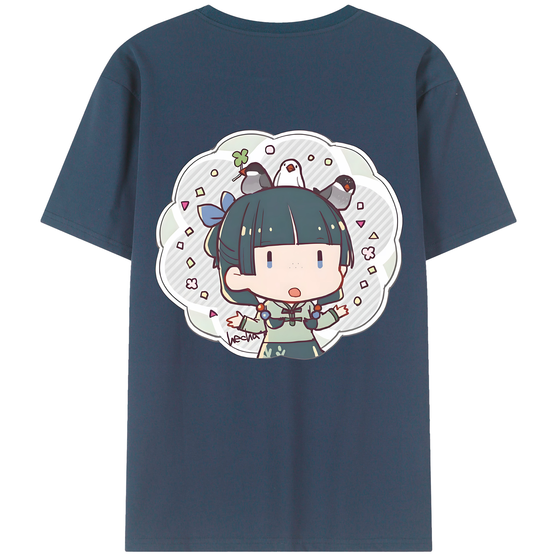 （画像用） 薬屋のひとりごと The Apothecary Diaries 綿100％半袖Tシャツ（背面プリント）