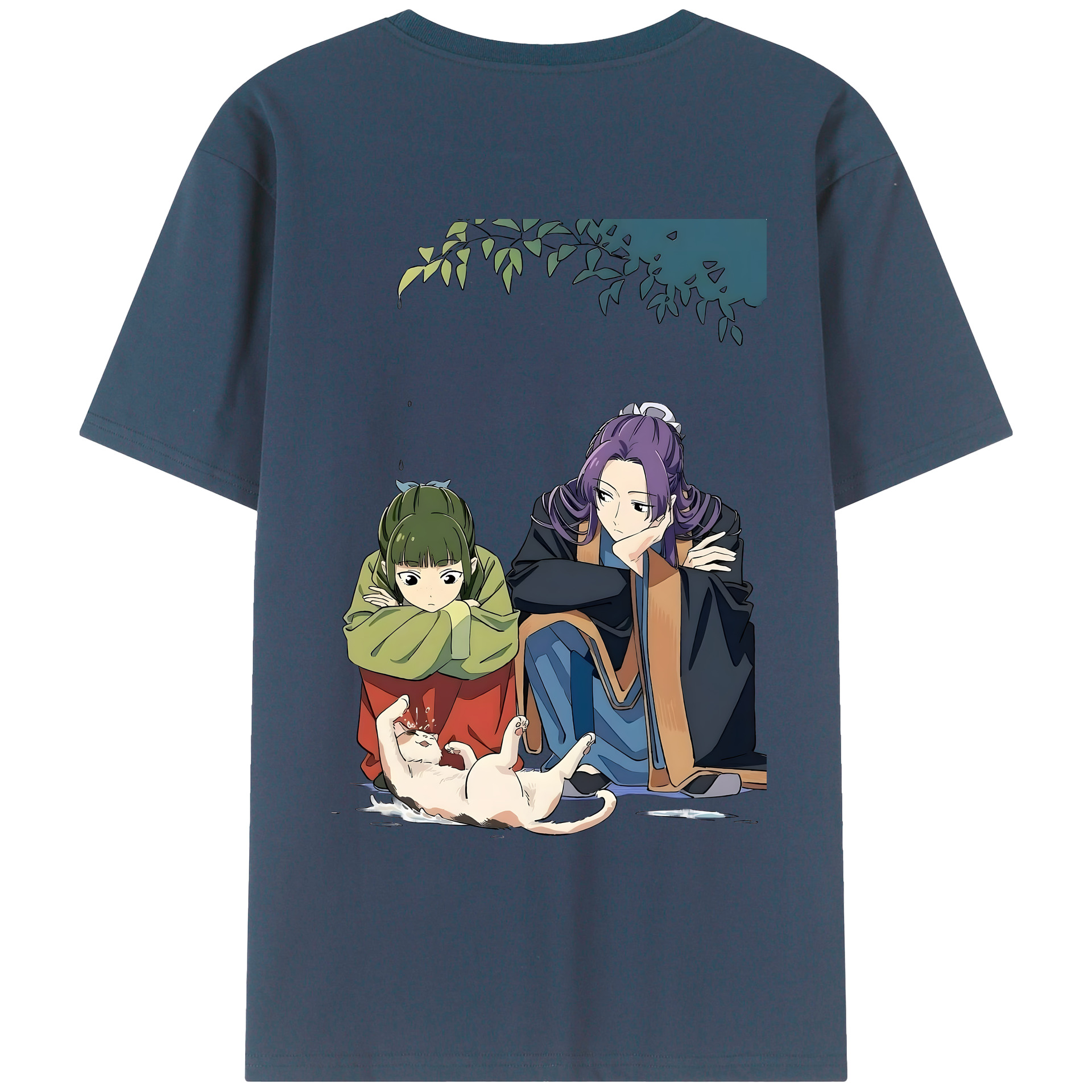 （画像用） 薬屋のひとりごと The Apothecary Diaries 綿100％半袖Tシャツ（背面プリント）