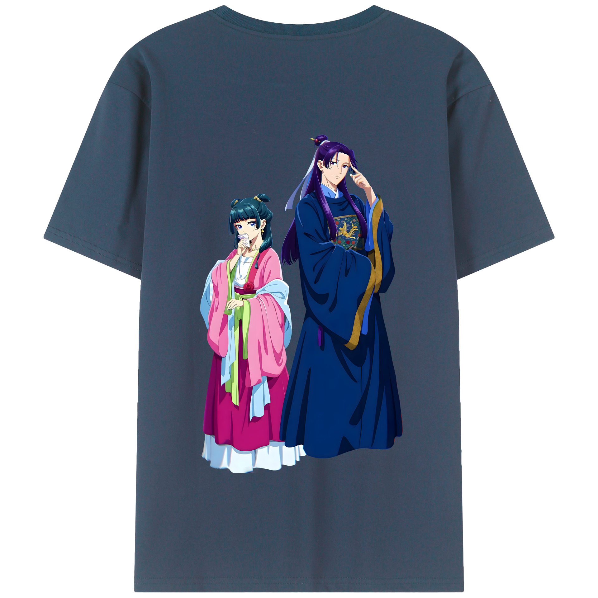 （画像用） 薬屋のひとりごと The Apothecary Diaries 綿100％半袖Tシャツ（背面プリント）