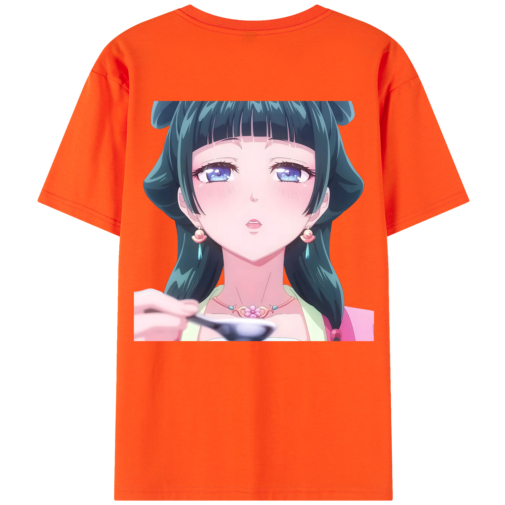 （画像用） 薬屋のひとりごと The Apothecary Diaries 綿100％半袖Tシャツ（背面プリント）