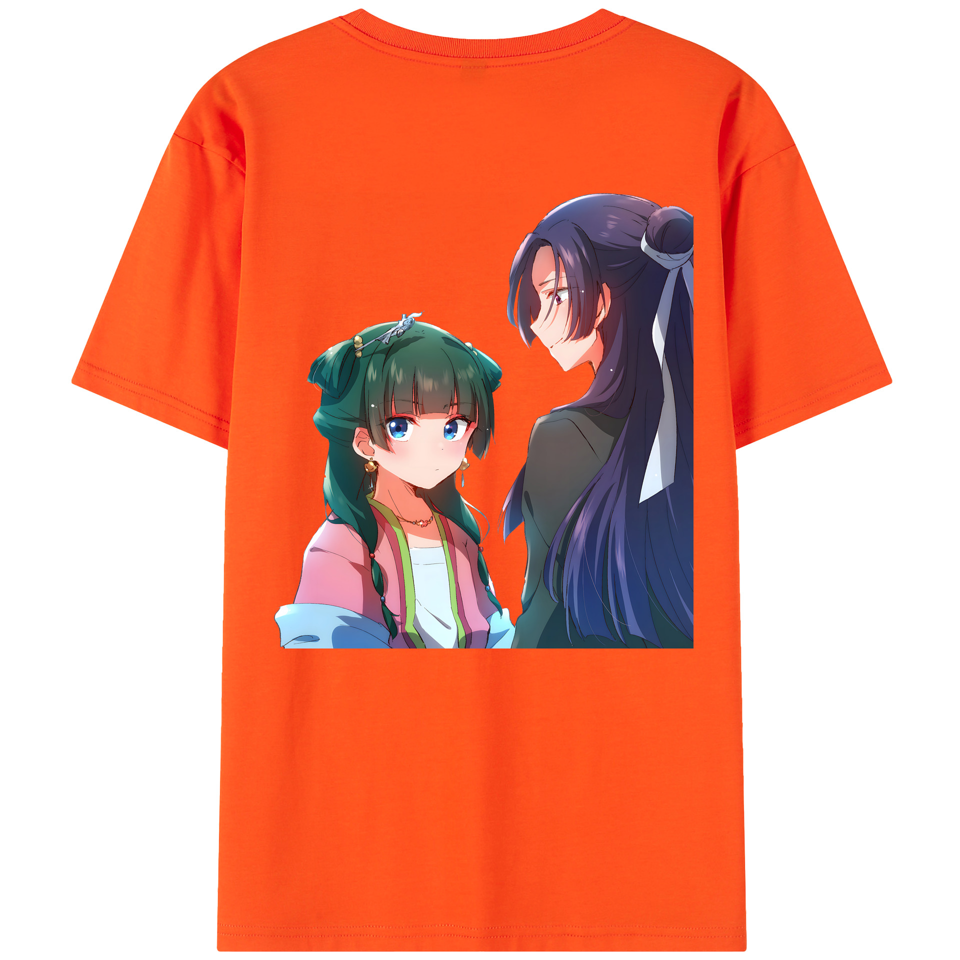 （画像用） 薬屋のひとりごと The Apothecary Diaries 綿100％半袖Tシャツ（背面プリント）