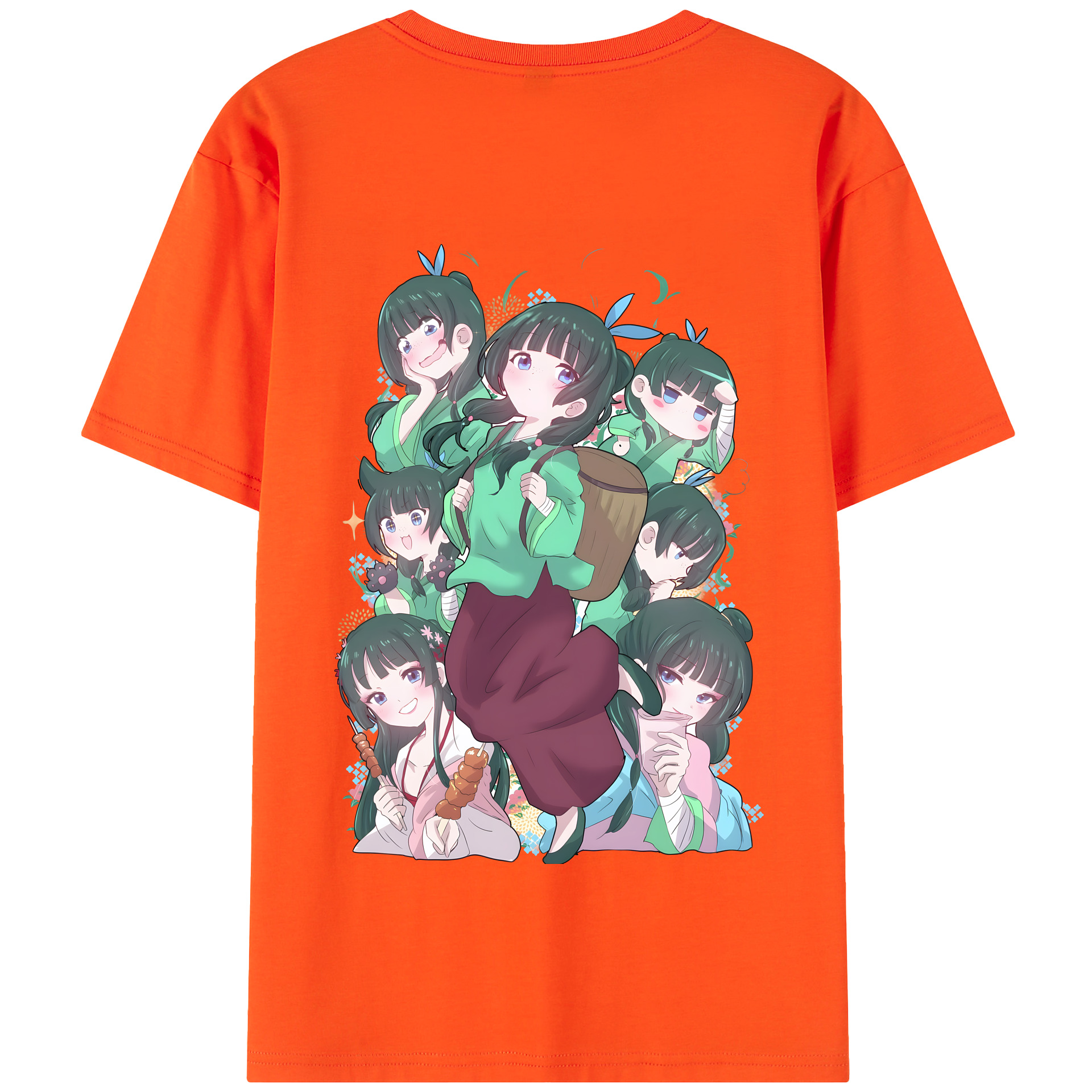 （画像用） 薬屋のひとりごと The Apothecary Diaries 綿100％半袖Tシャツ（背面プリント）