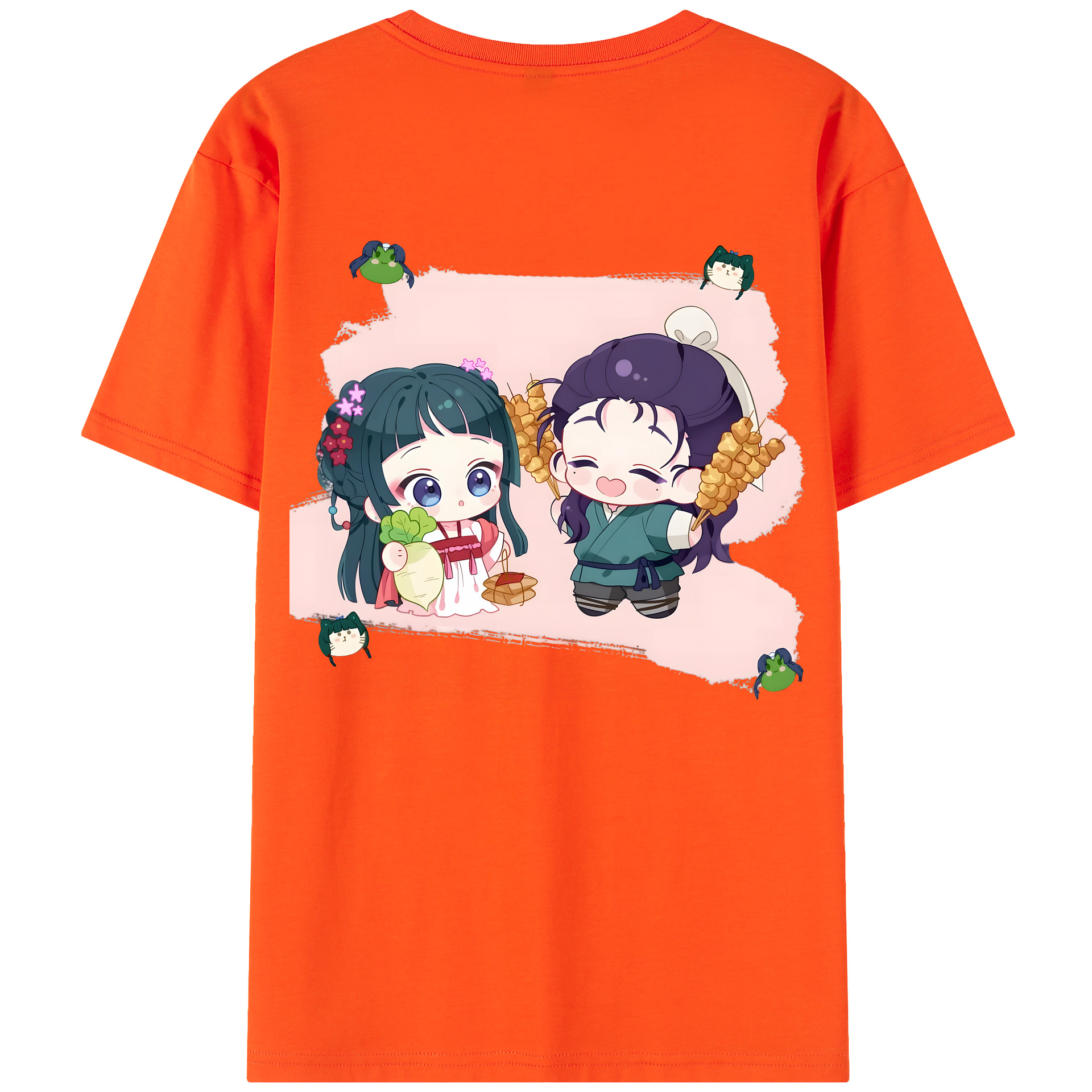 （画像用） 薬屋のひとりごと The Apothecary Diaries 綿100％半袖Tシャツ（背面プリント）
