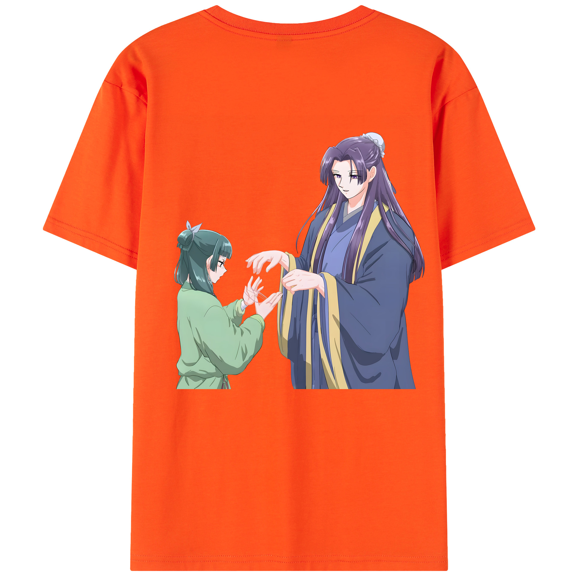 （画像用） 薬屋のひとりごと The Apothecary Diaries 綿100％半袖Tシャツ（背面プリント）