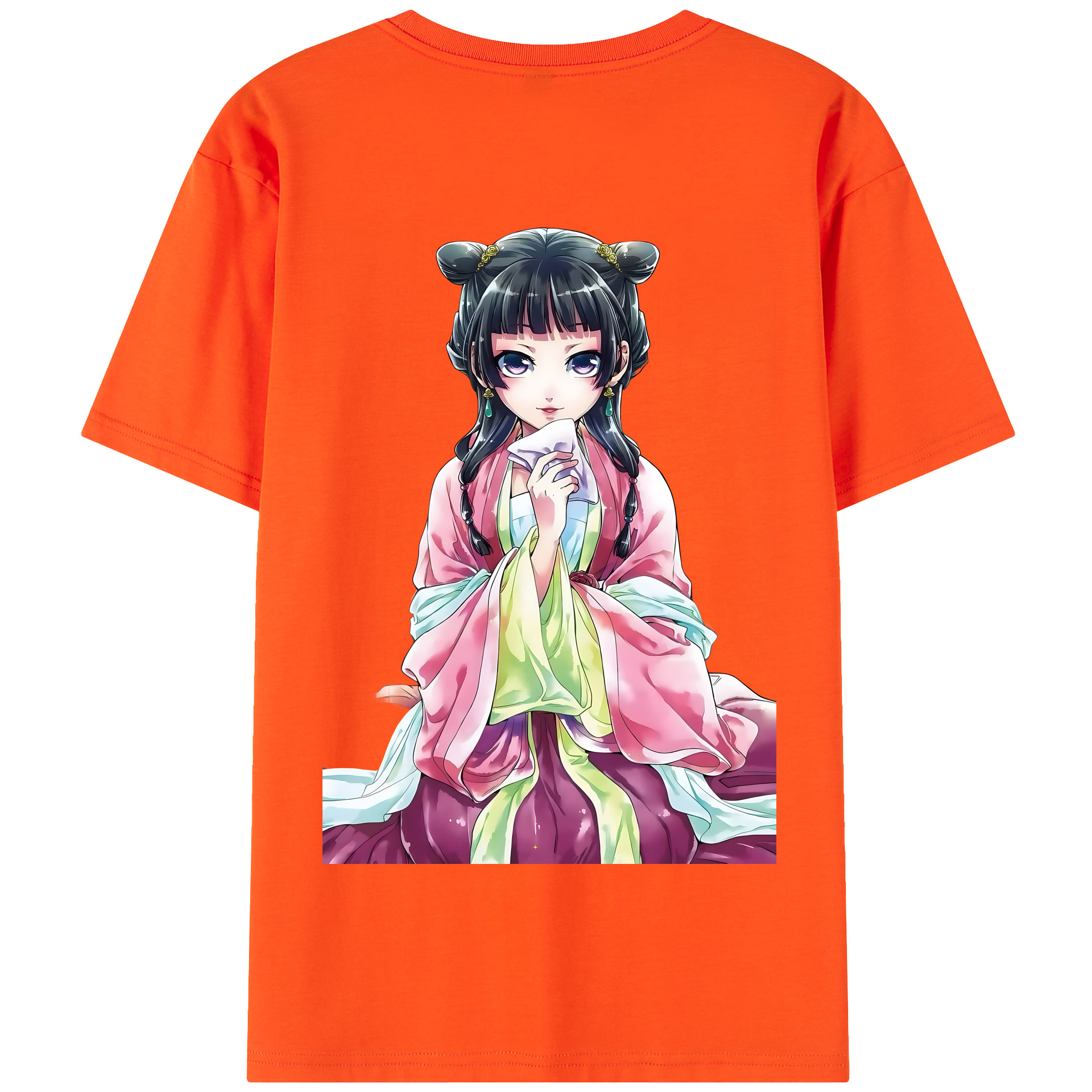 （画像用） 薬屋のひとりごと The Apothecary Diaries 綿100％半袖Tシャツ（背面プリント）