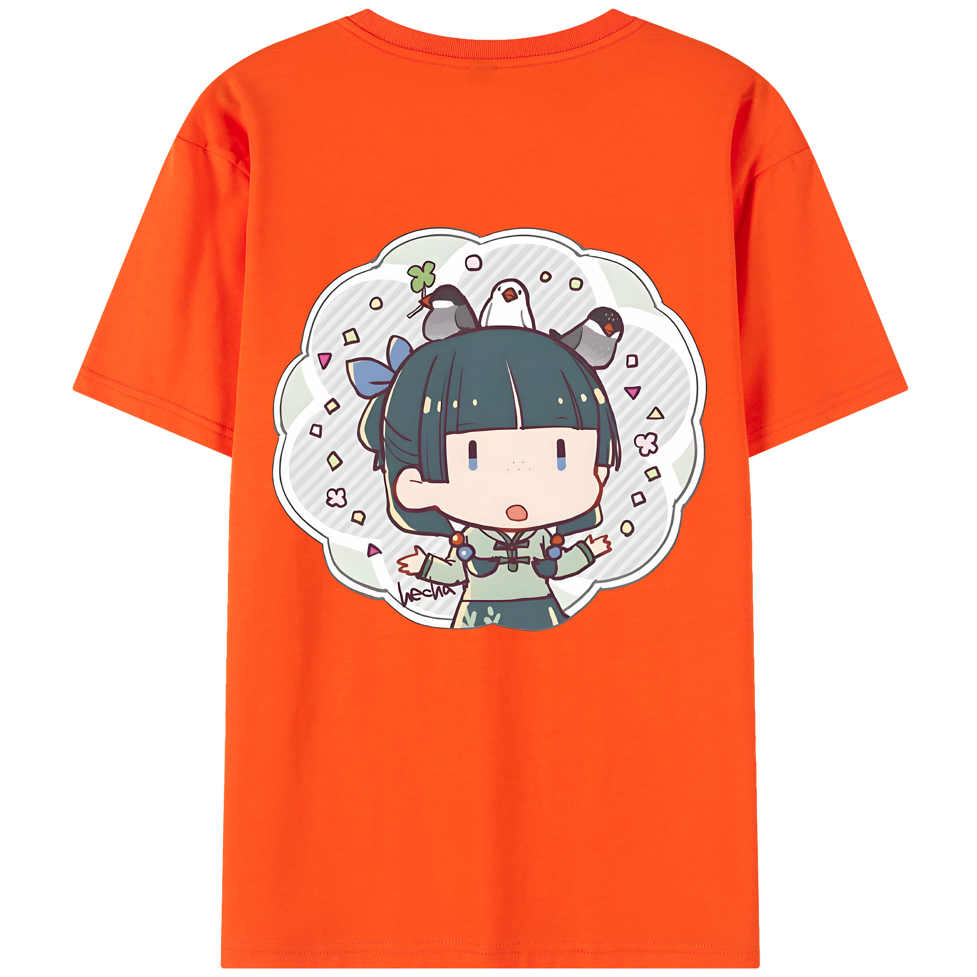 （画像用） 薬屋のひとりごと The Apothecary Diaries 綿100％半袖Tシャツ（背面プリント）