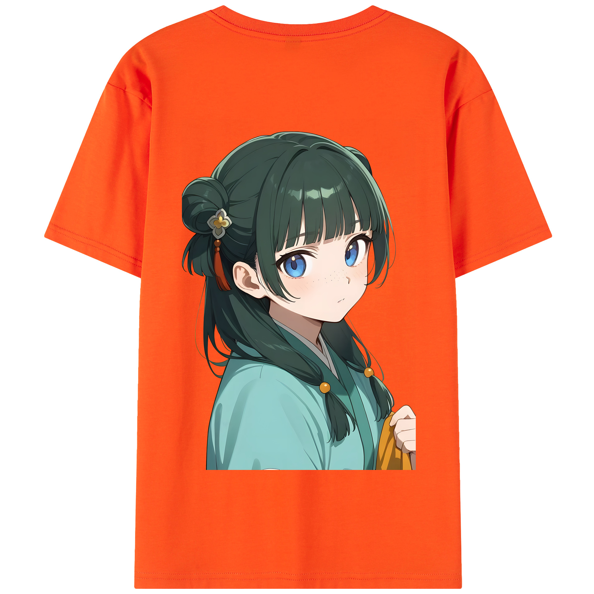 （画像用） 薬屋のひとりごと The Apothecary Diaries 綿100％半袖Tシャツ（背面プリント）