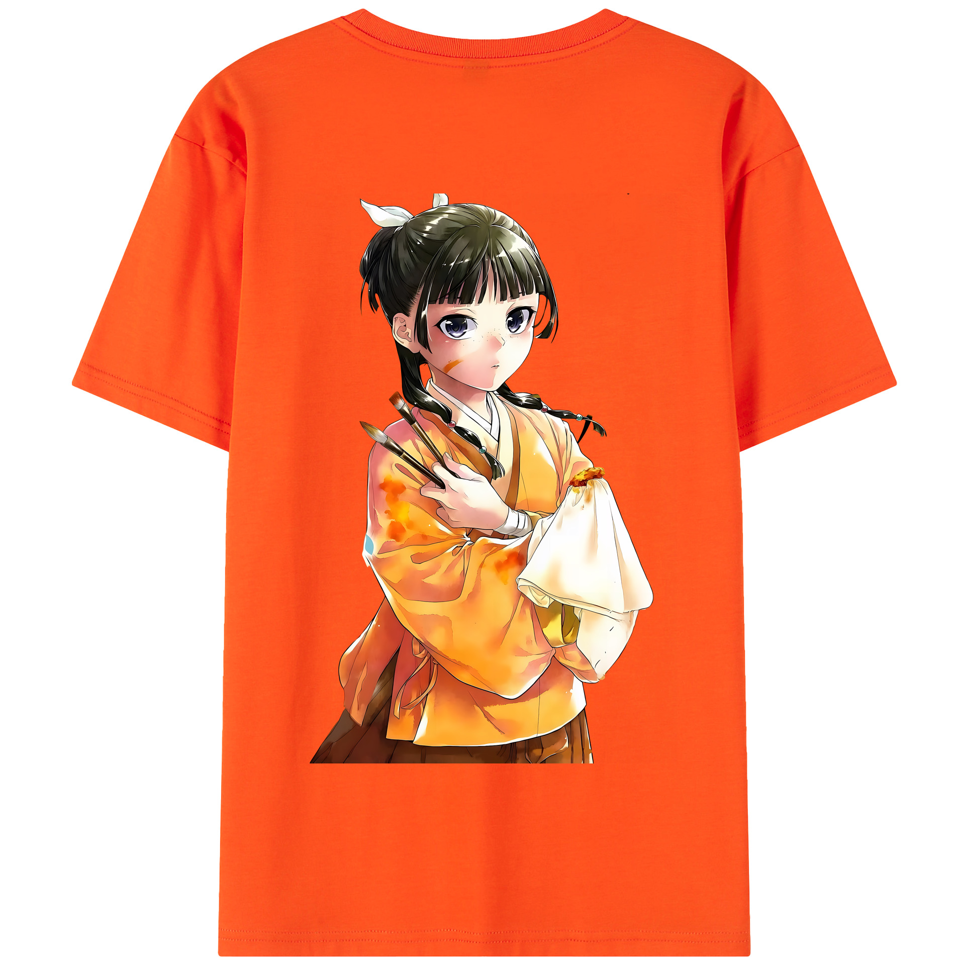 （画像用） 薬屋のひとりごと The Apothecary Diaries 綿100％半袖Tシャツ（背面プリント）