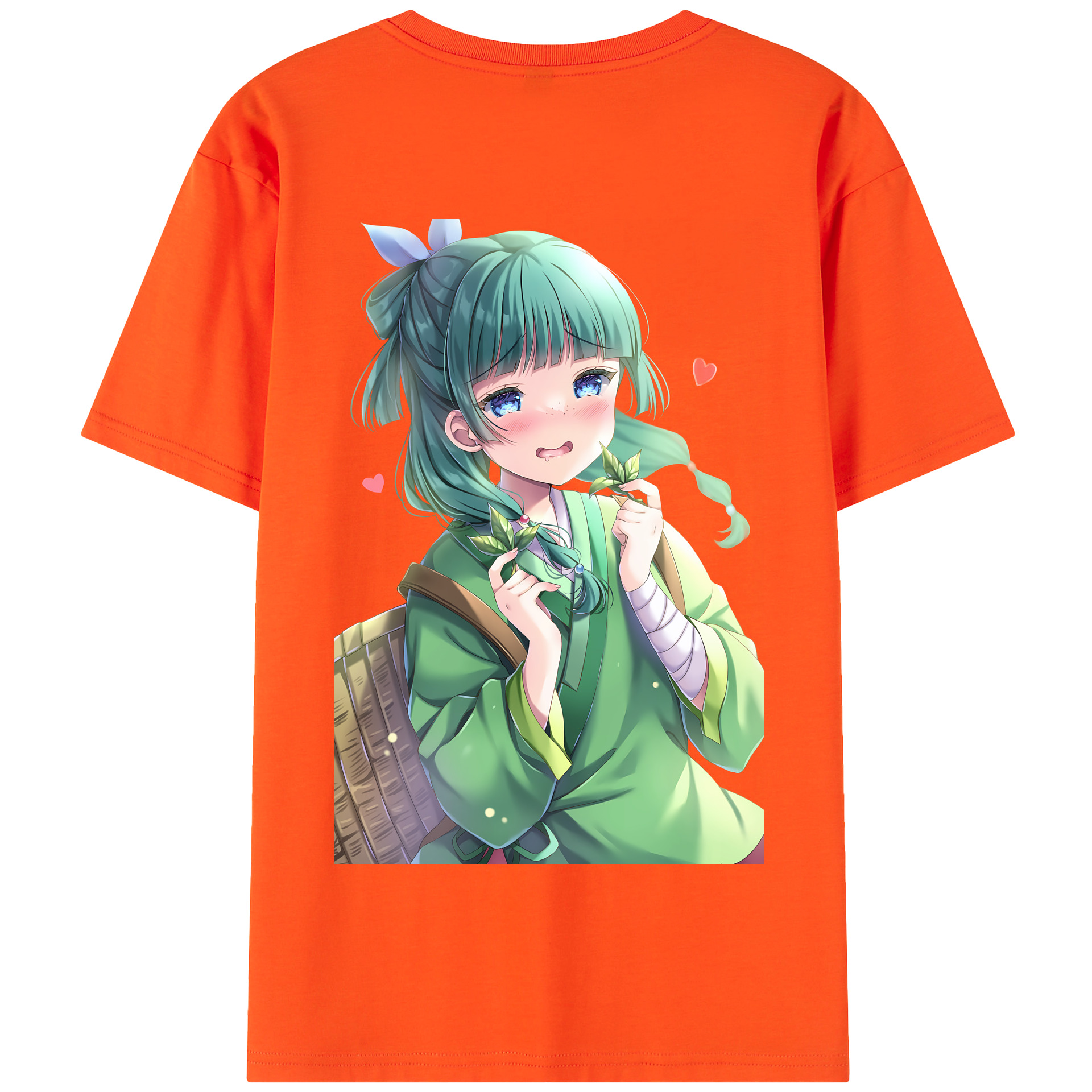 （画像用） 薬屋のひとりごと The Apothecary Diaries 綿100％半袖Tシャツ（背面プリント）