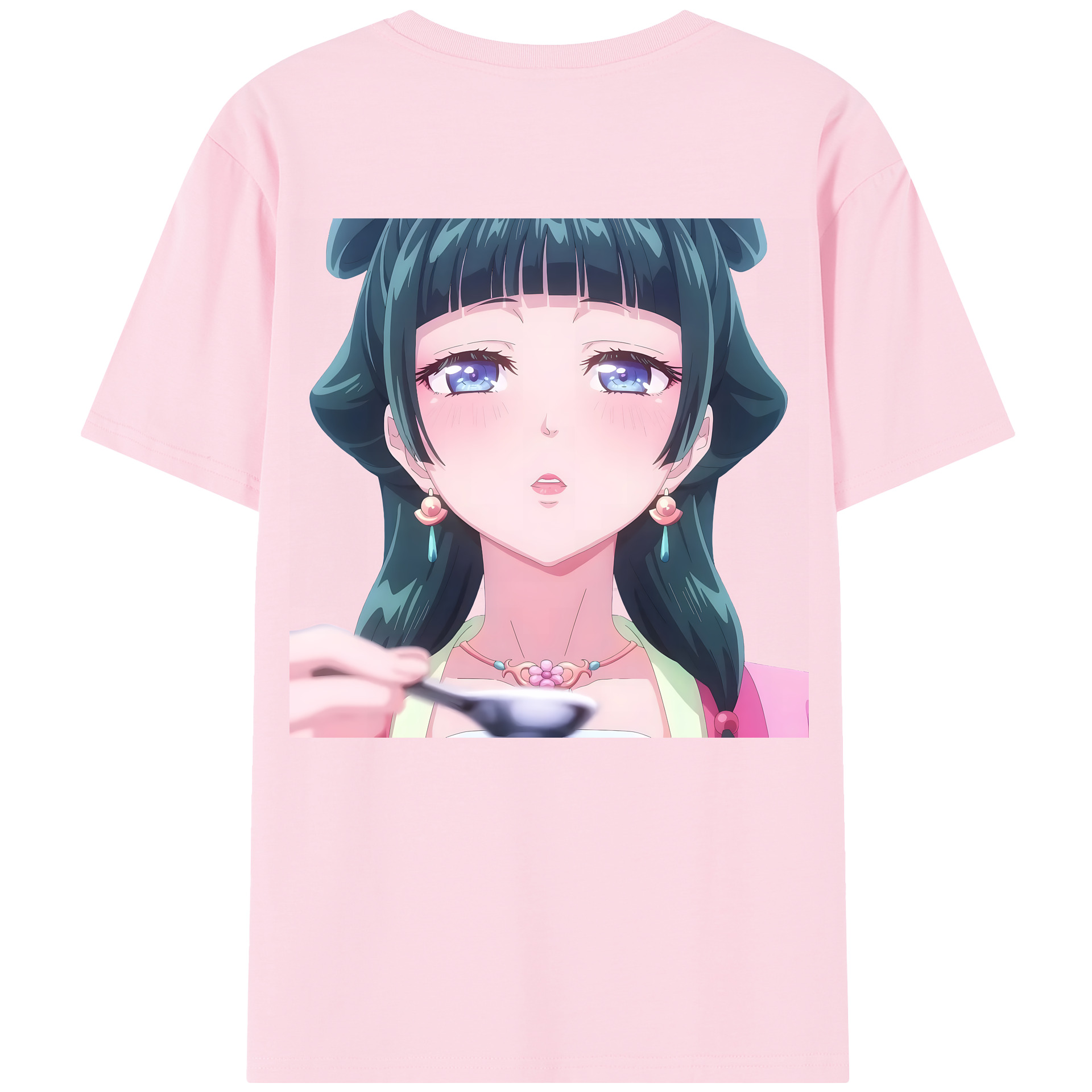 （画像用） 薬屋のひとりごと The Apothecary Diaries 綿100％半袖Tシャツ（背面プリント）