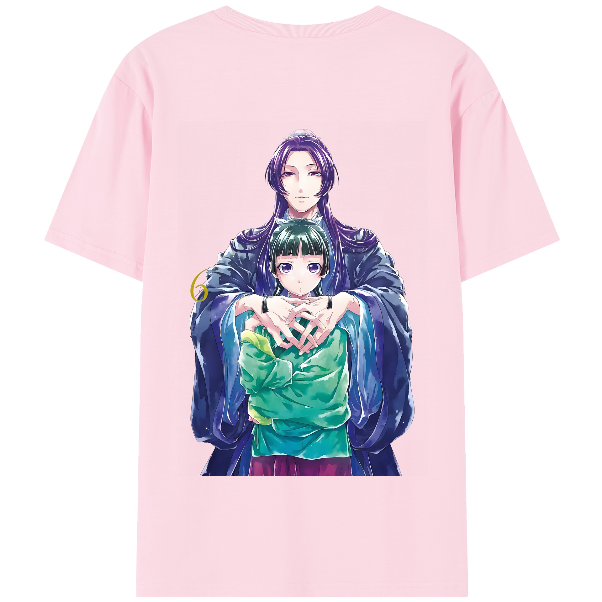（画像用） 薬屋のひとりごと The Apothecary Diaries 綿100％半袖Tシャツ（背面プリント）